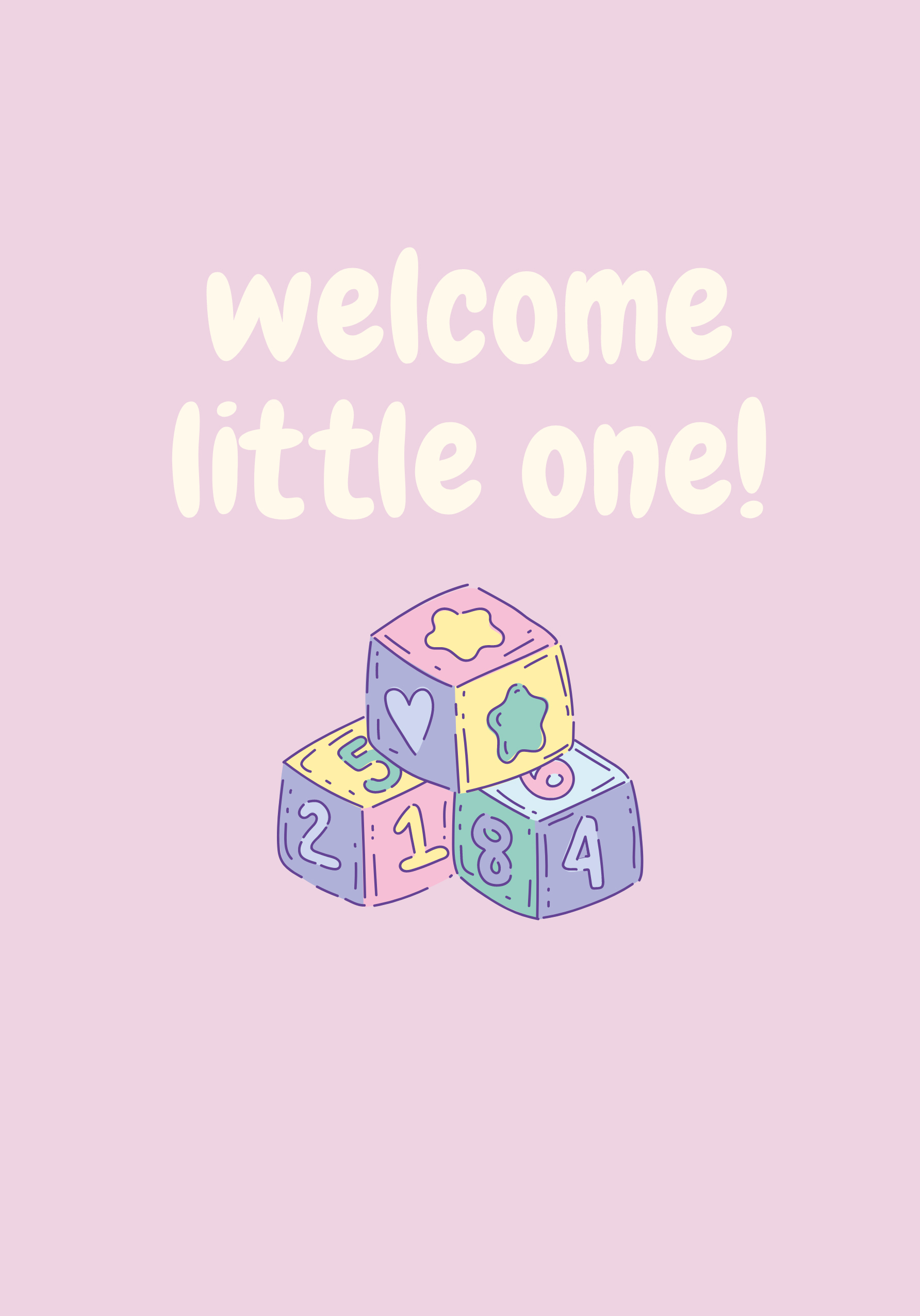 Photograph of Welcome Baby Girl