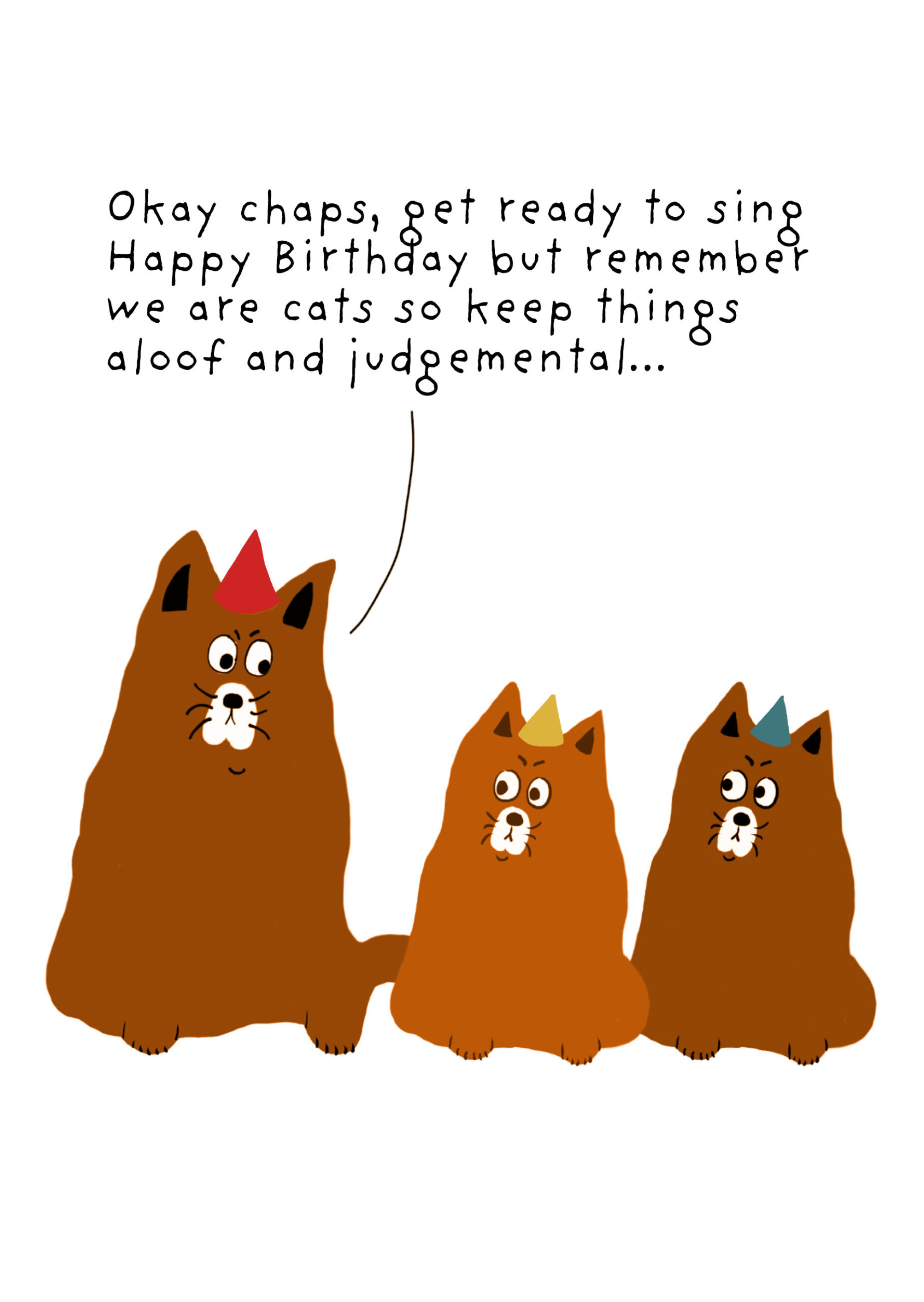 Photograph of Aloof cats