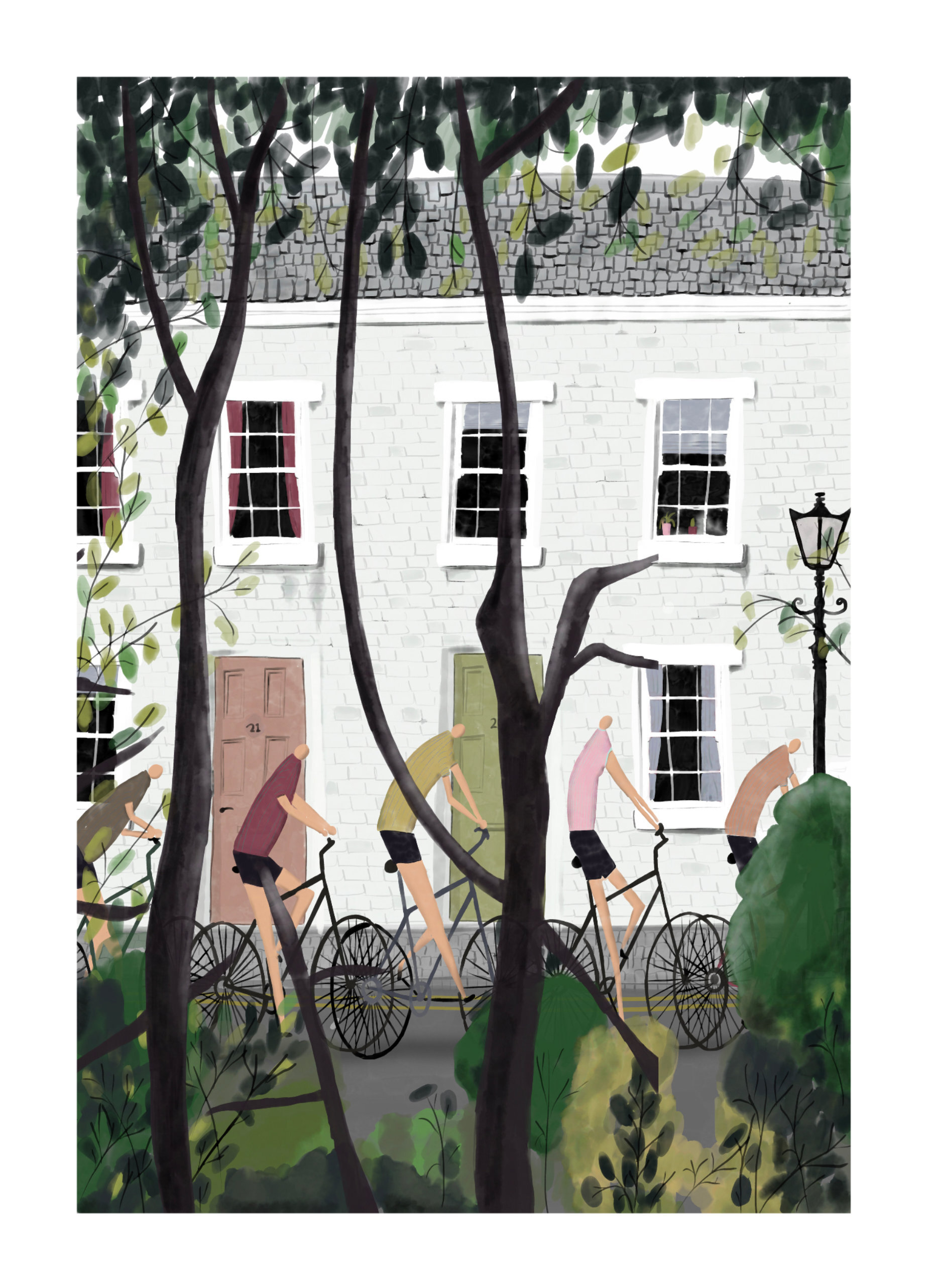 Photograph of Sunday cycle