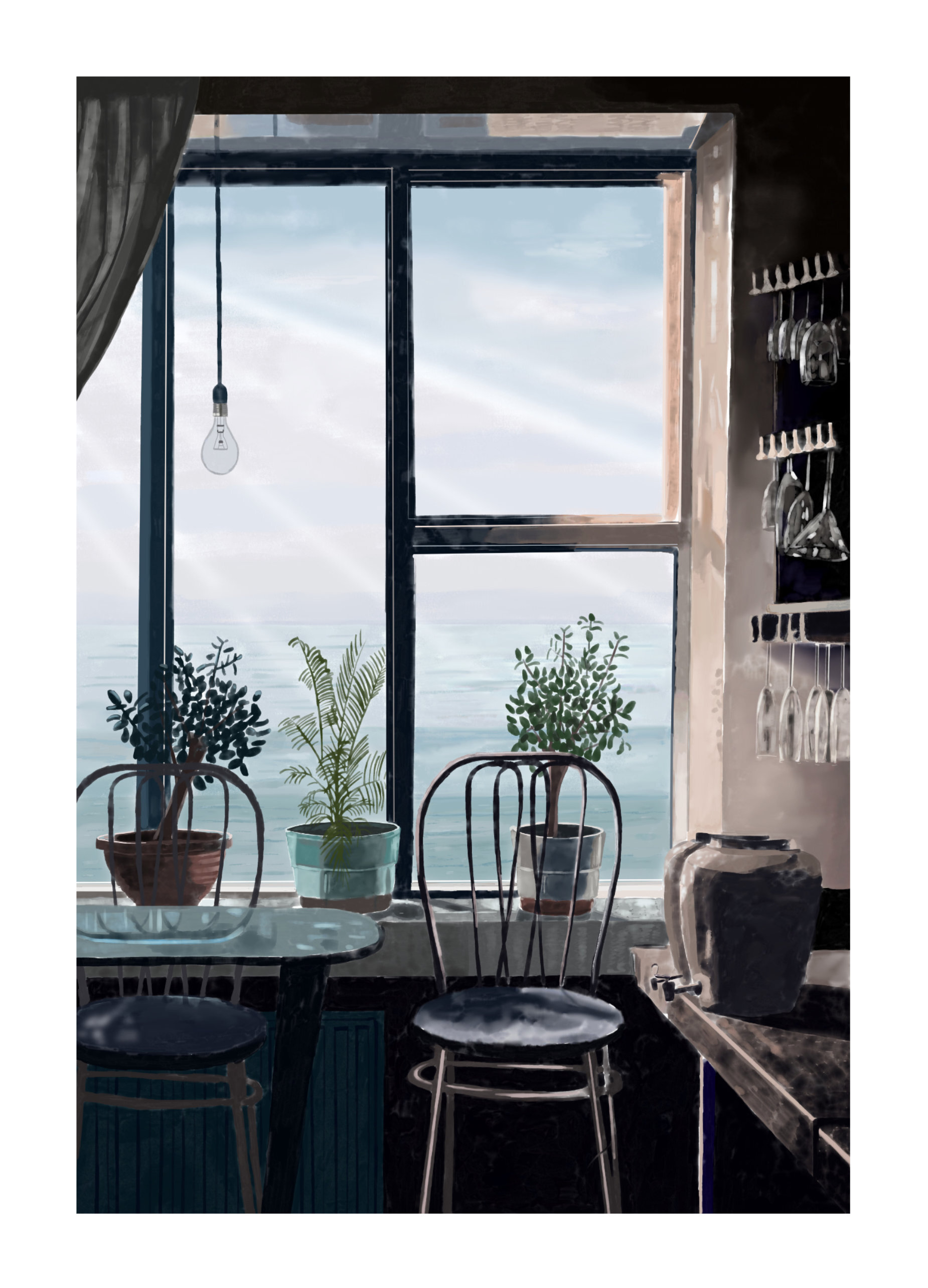 Photograph of By the window