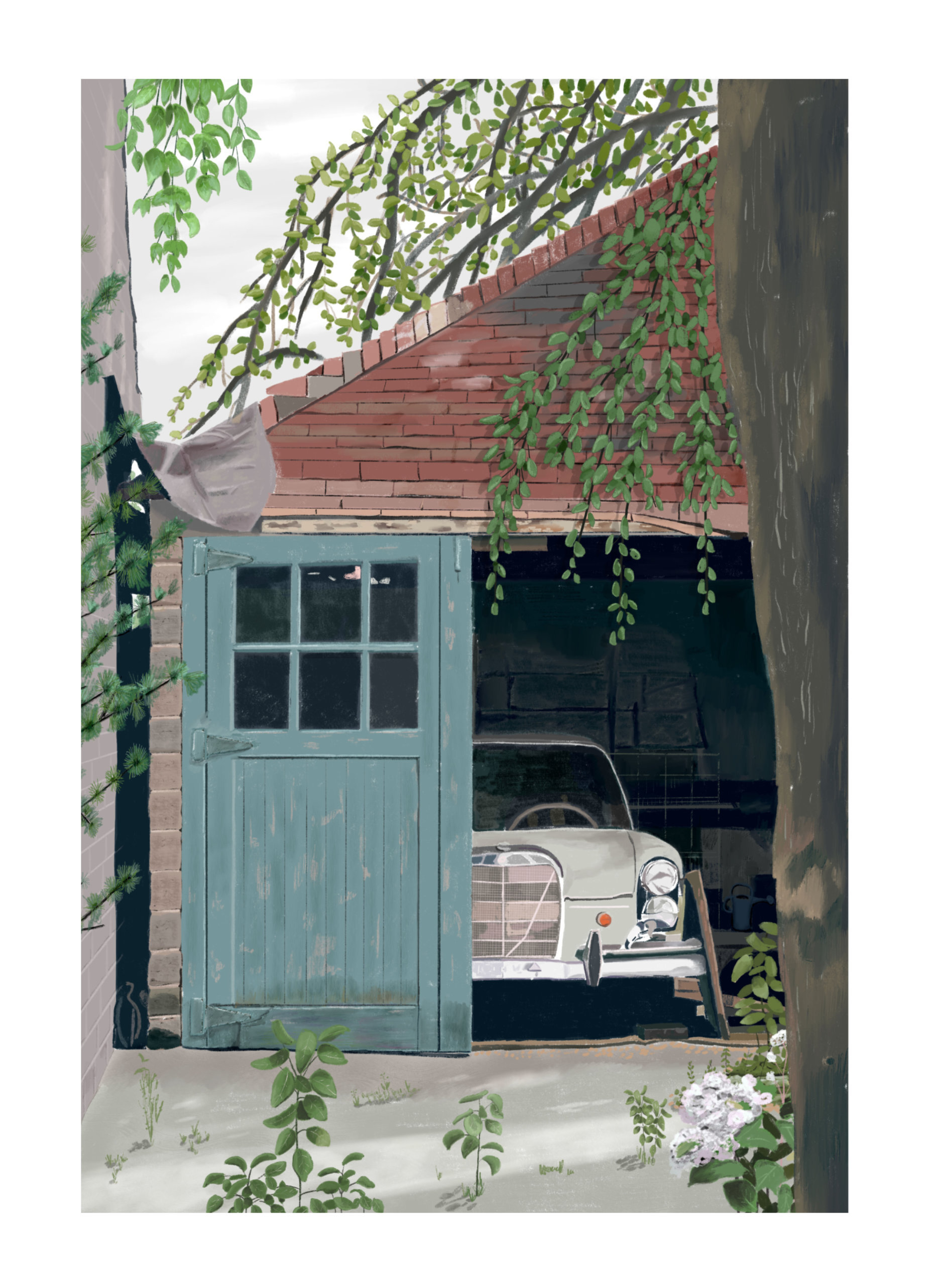 Photograph of The old garage