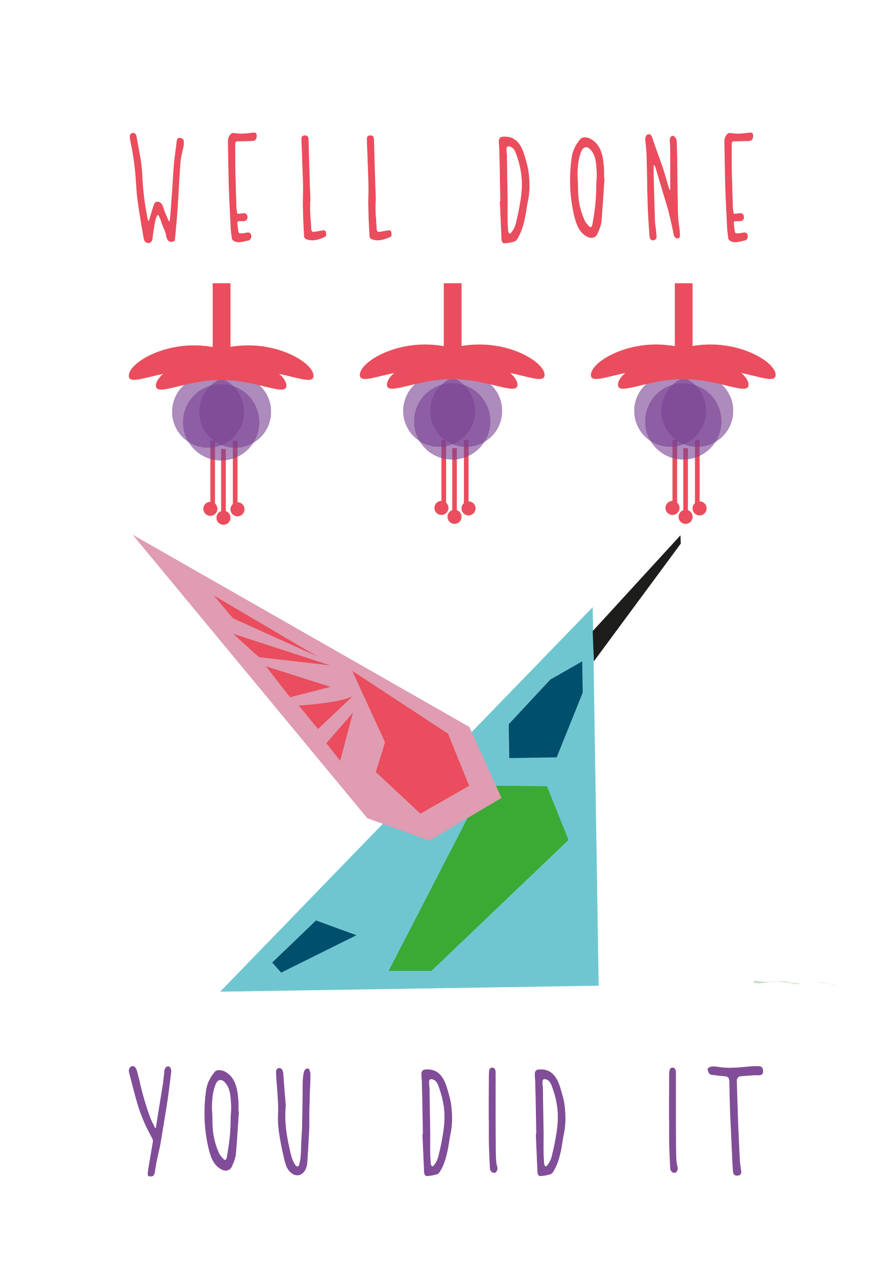 Photograph of Well Done Card