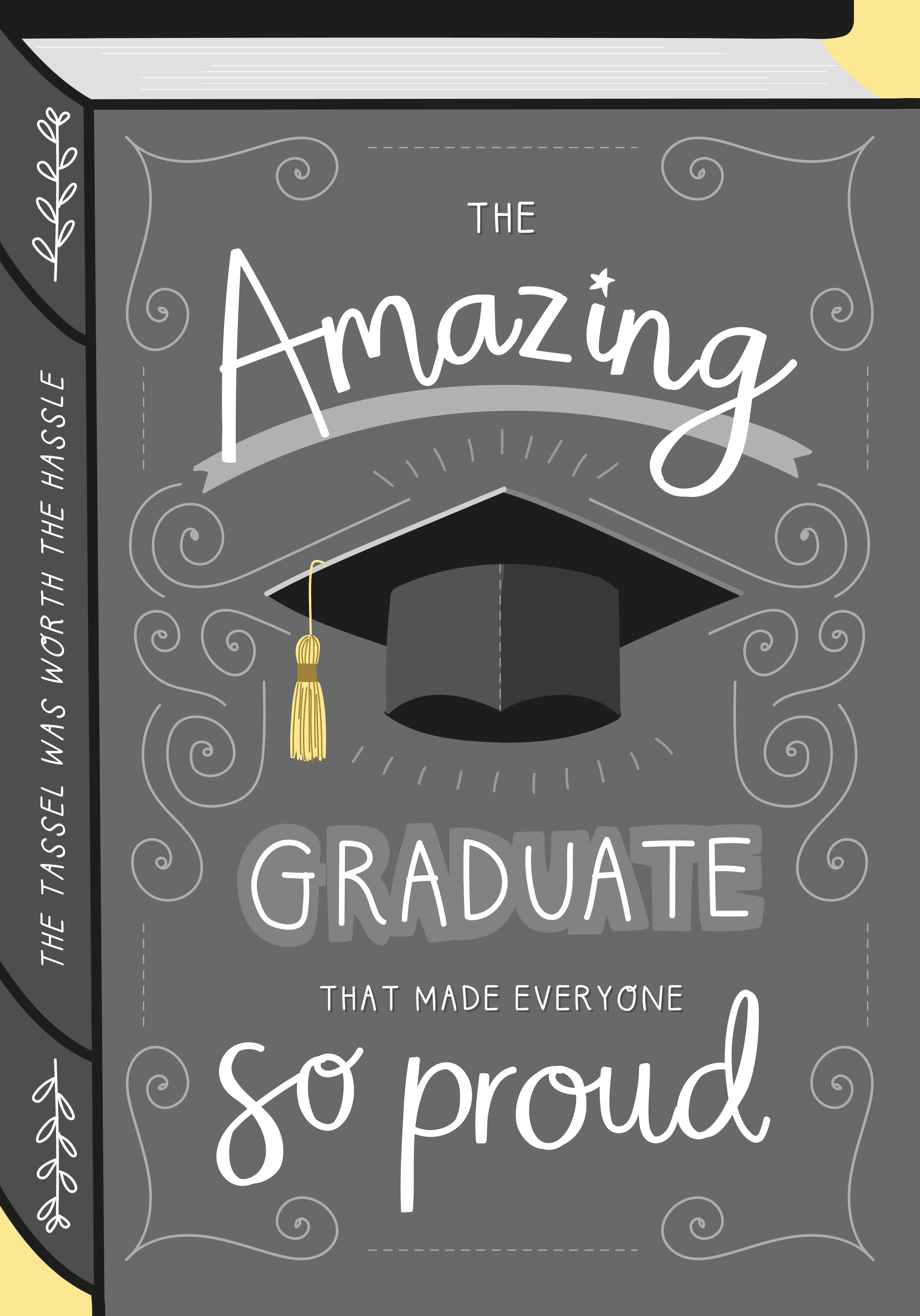 Photograph of Amazing Graduate Bookish Congratulations Card