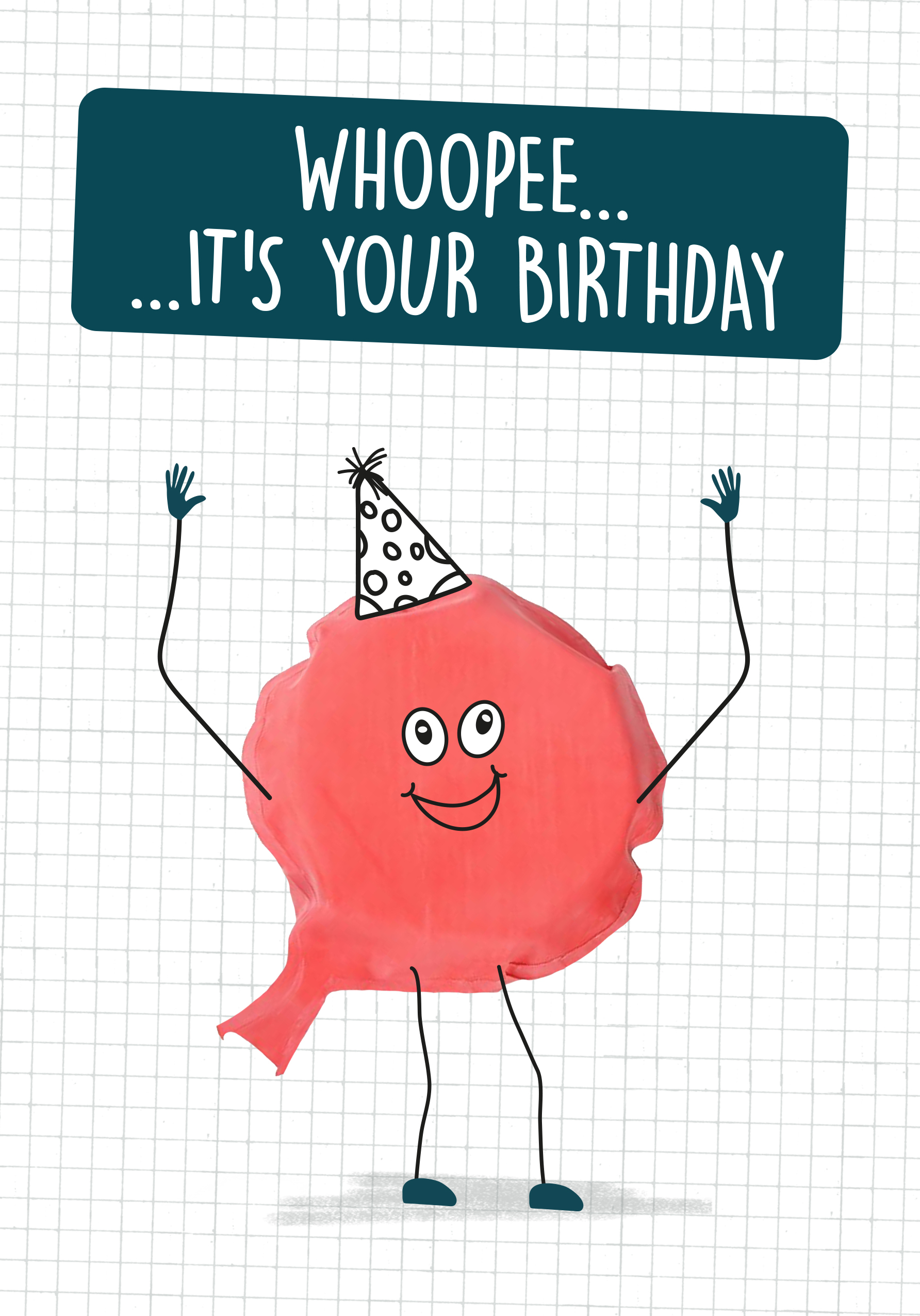 Photograph of Funny Whoopee Pun Birthday Card - Whoopee!