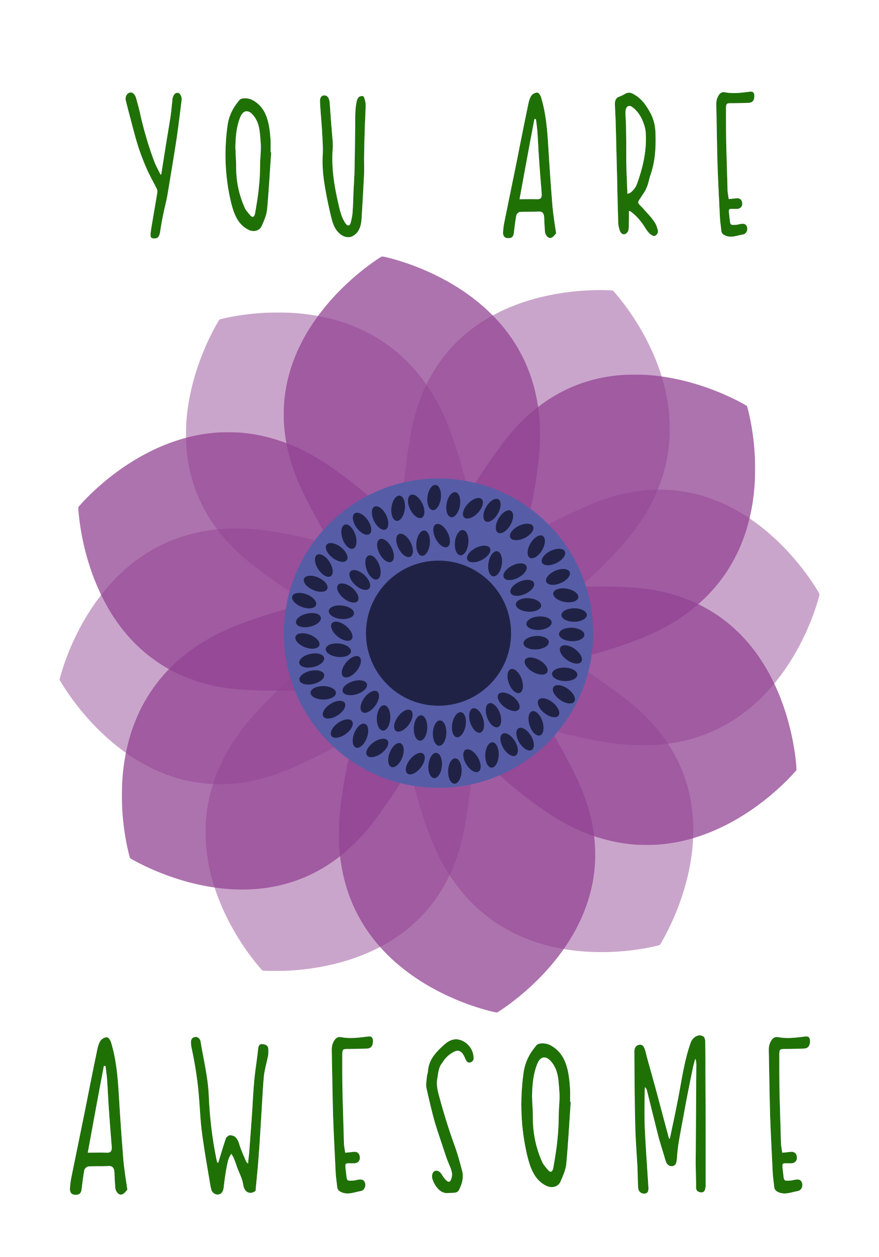 Photograph of You Are Awesome - Anemone