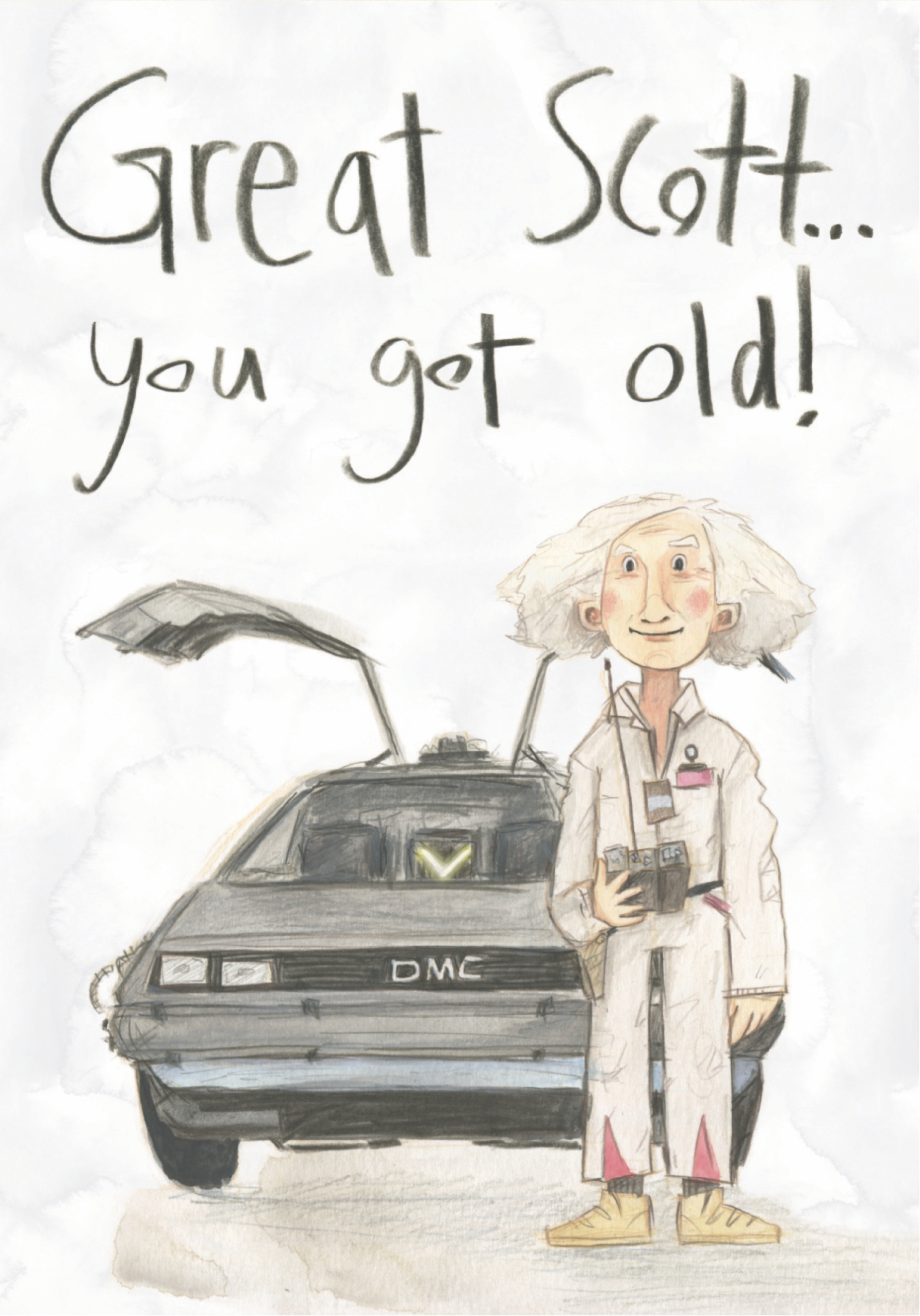 Back to the Future - Great Scot - birthday card | Greetings Cards