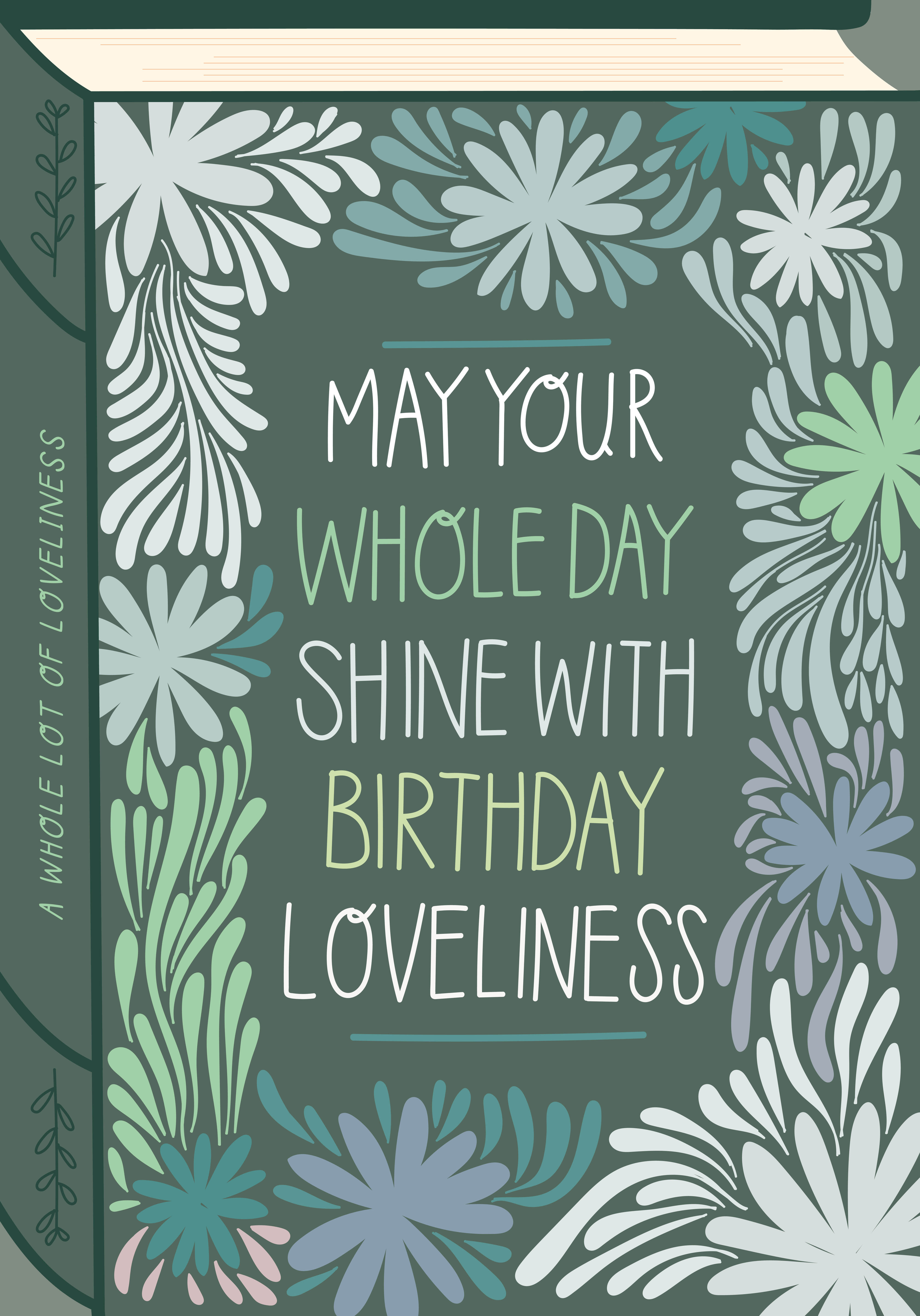 Photograph of May your whole day shine - Birthday Book Card