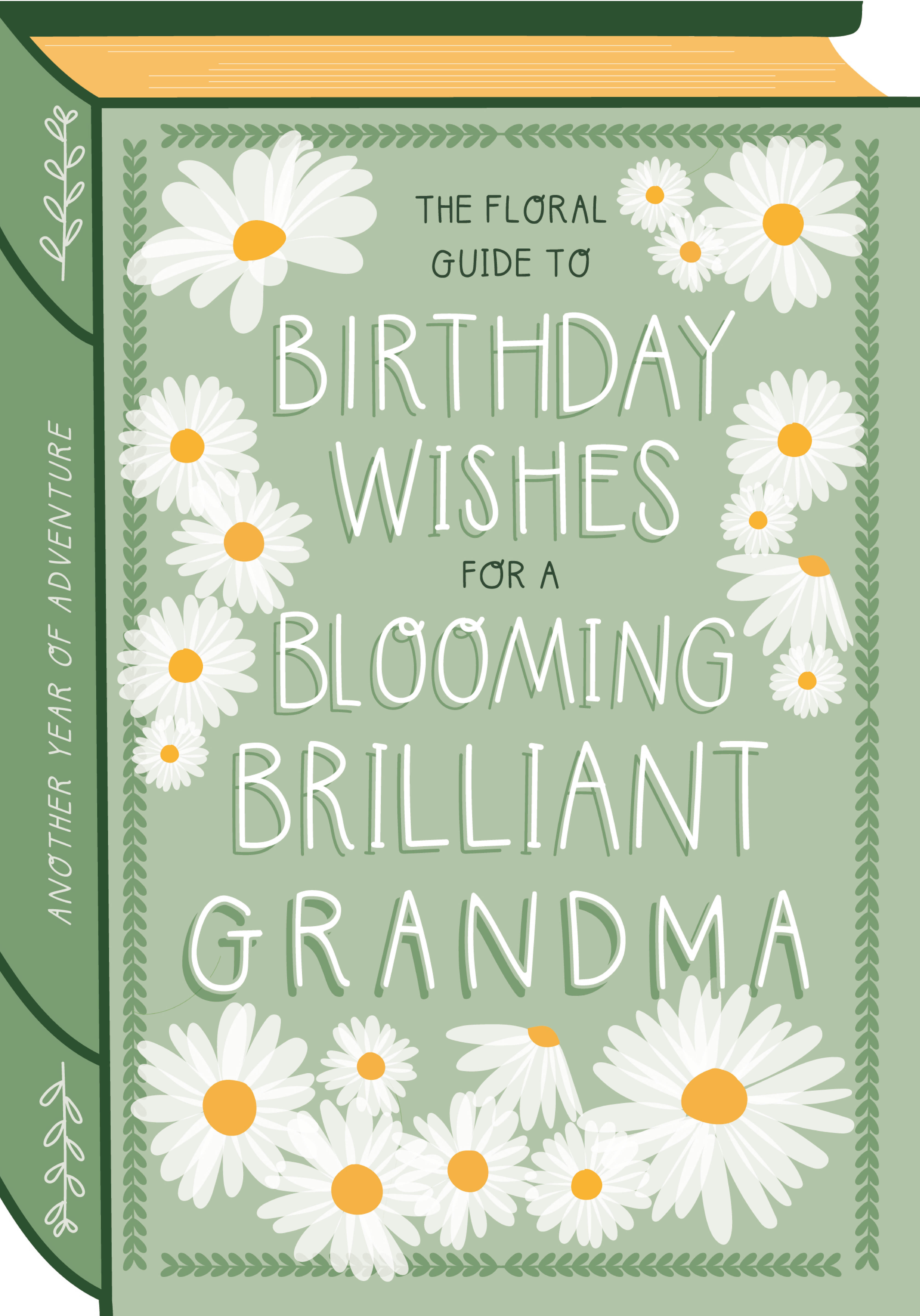 Photograph of Blooming Brilliant Grandma Birthday Book Card
