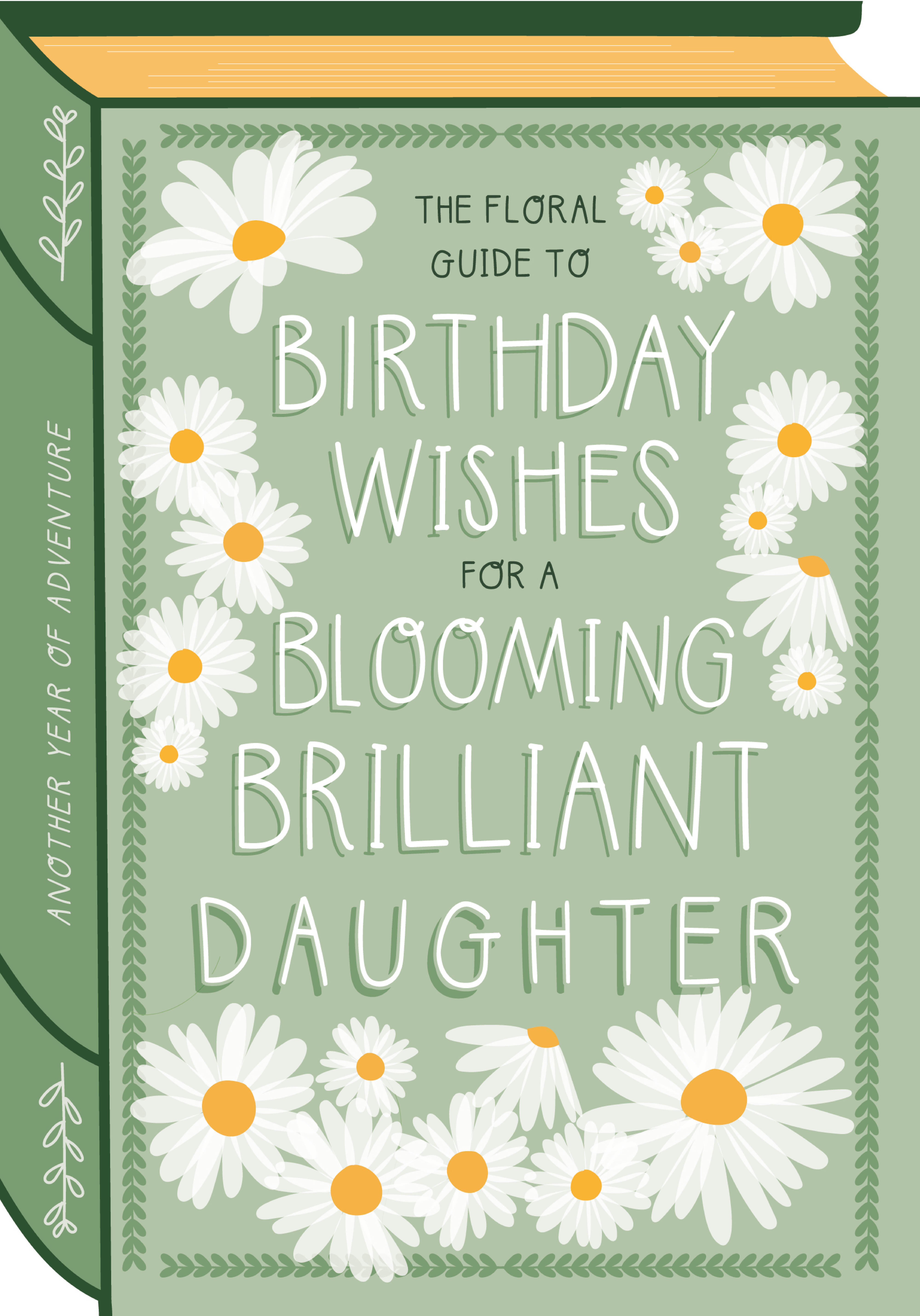 Photograph of Blooming Brilliant Daughter Birthday Book Card