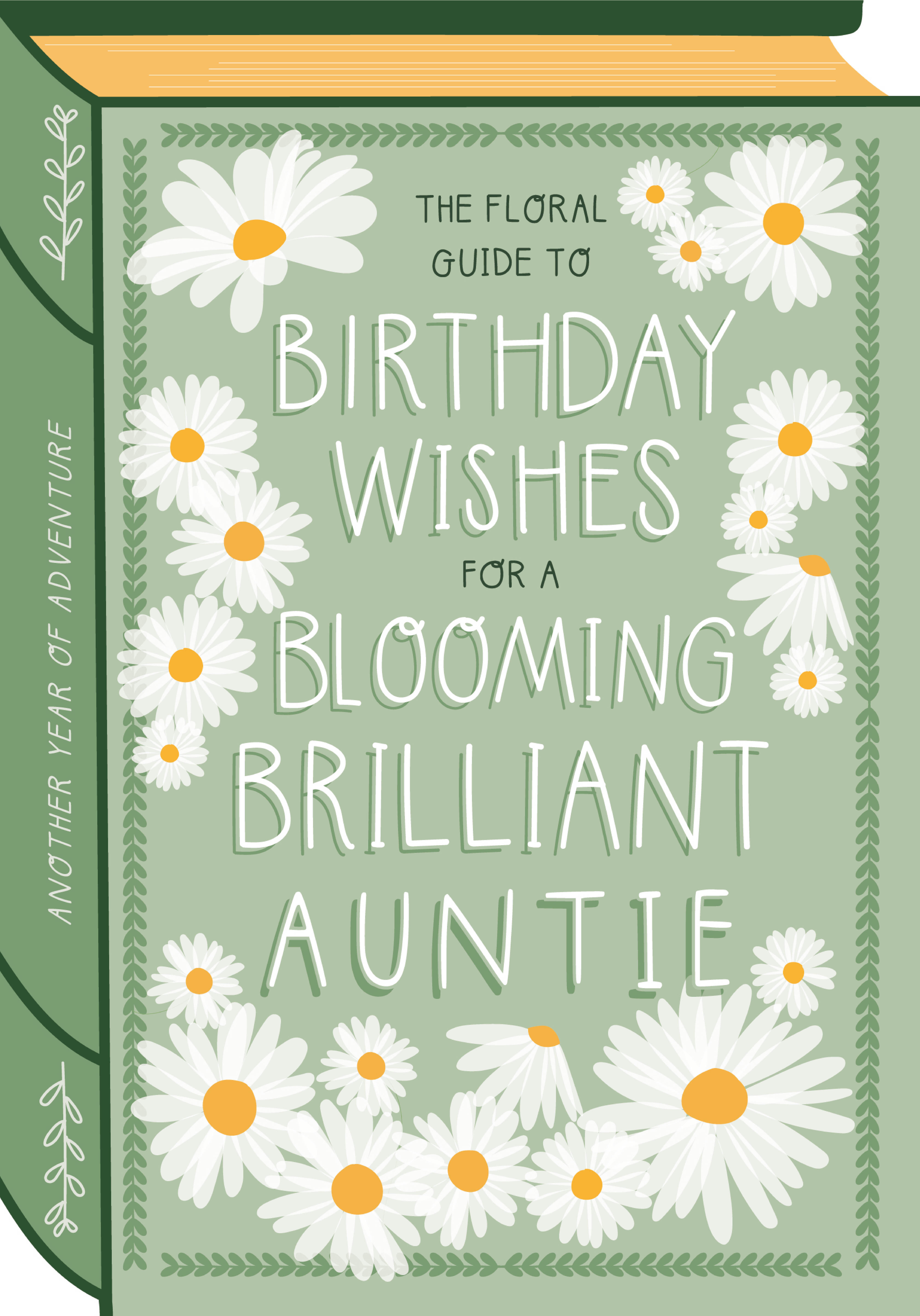 Photograph of Blooming Brilliant Auntie Birthday Book Card