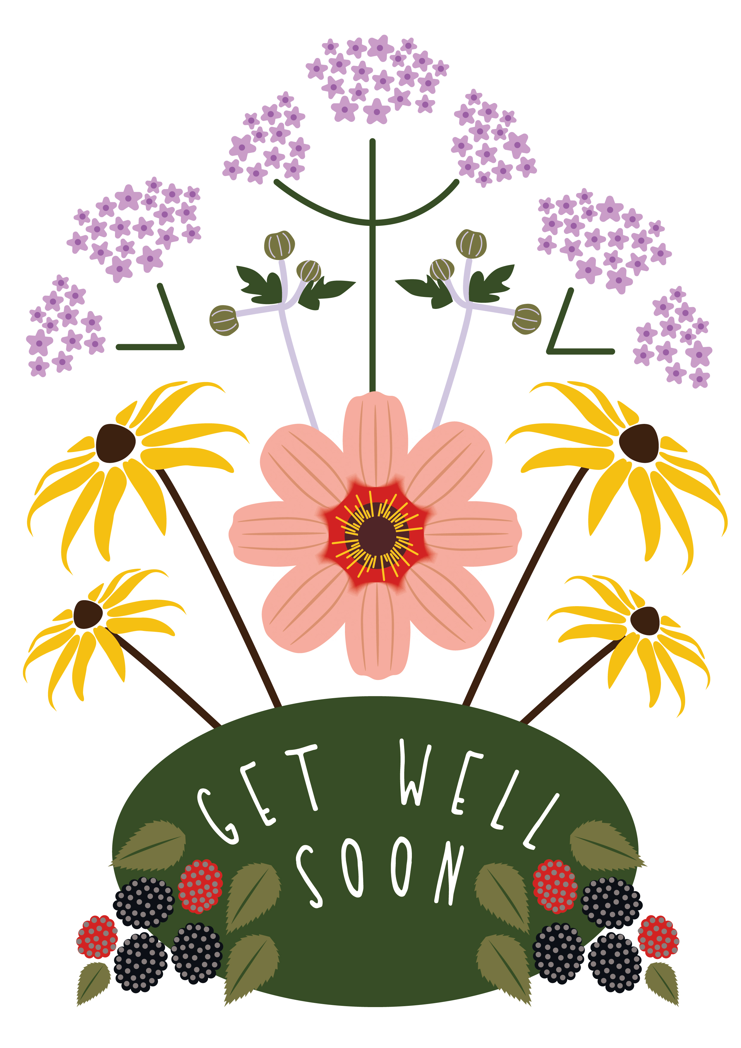 Photograph of Get Well Soon Autumnal Blooms