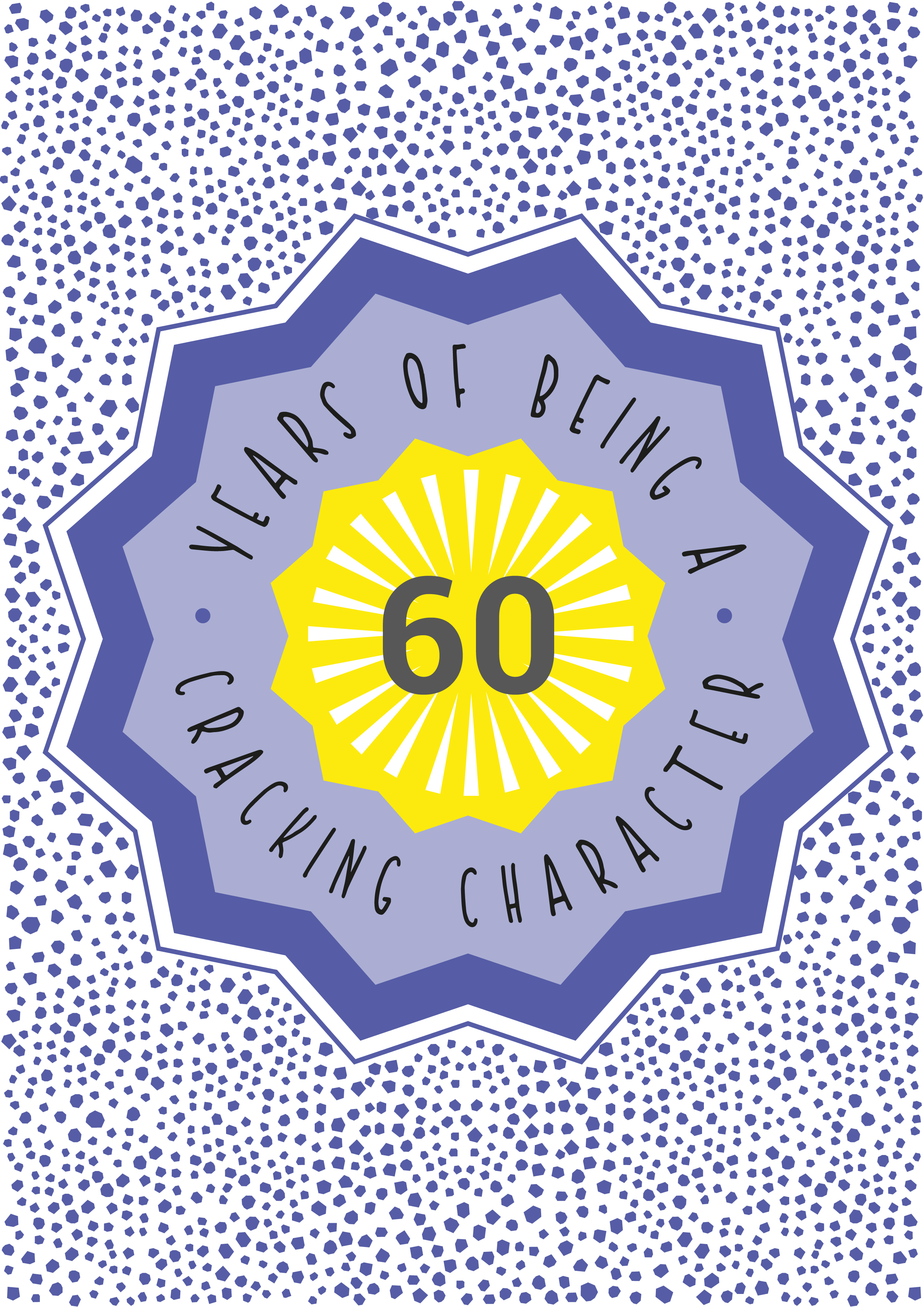 Photograph of 60th Birthday Card