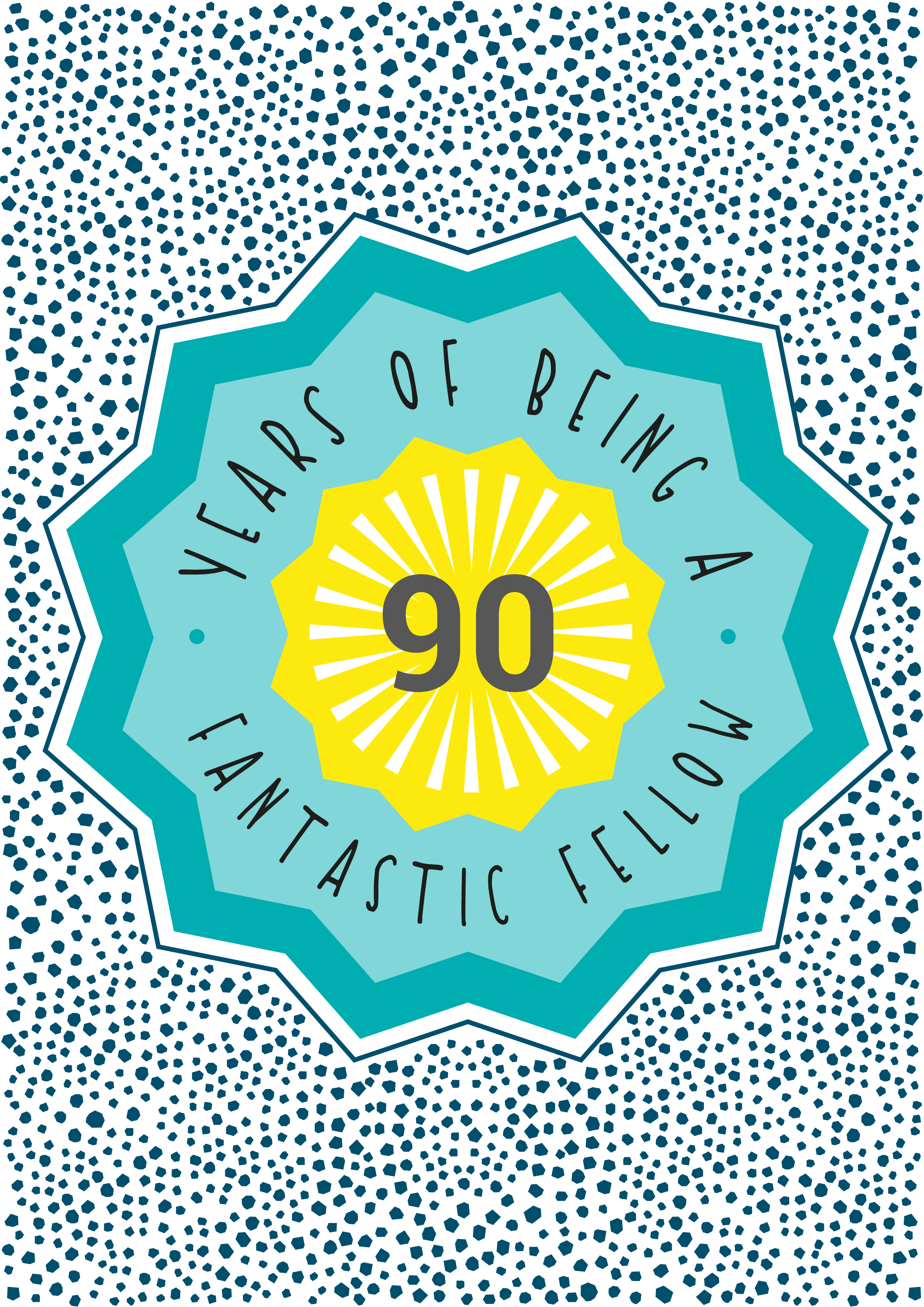 Photograph of 90th Birthday Card