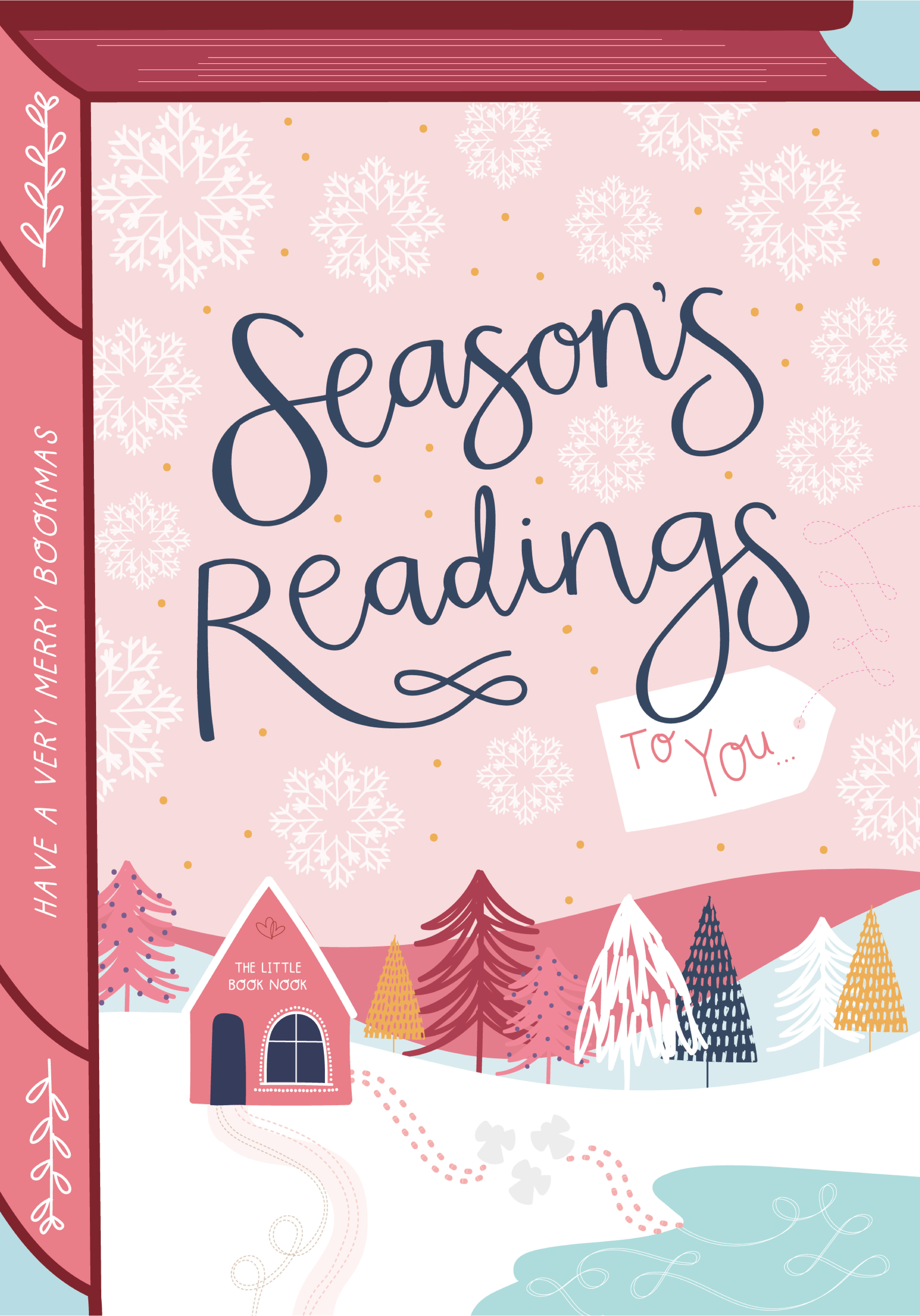 Photograph of Seasons Readings Bookish Christmas Card