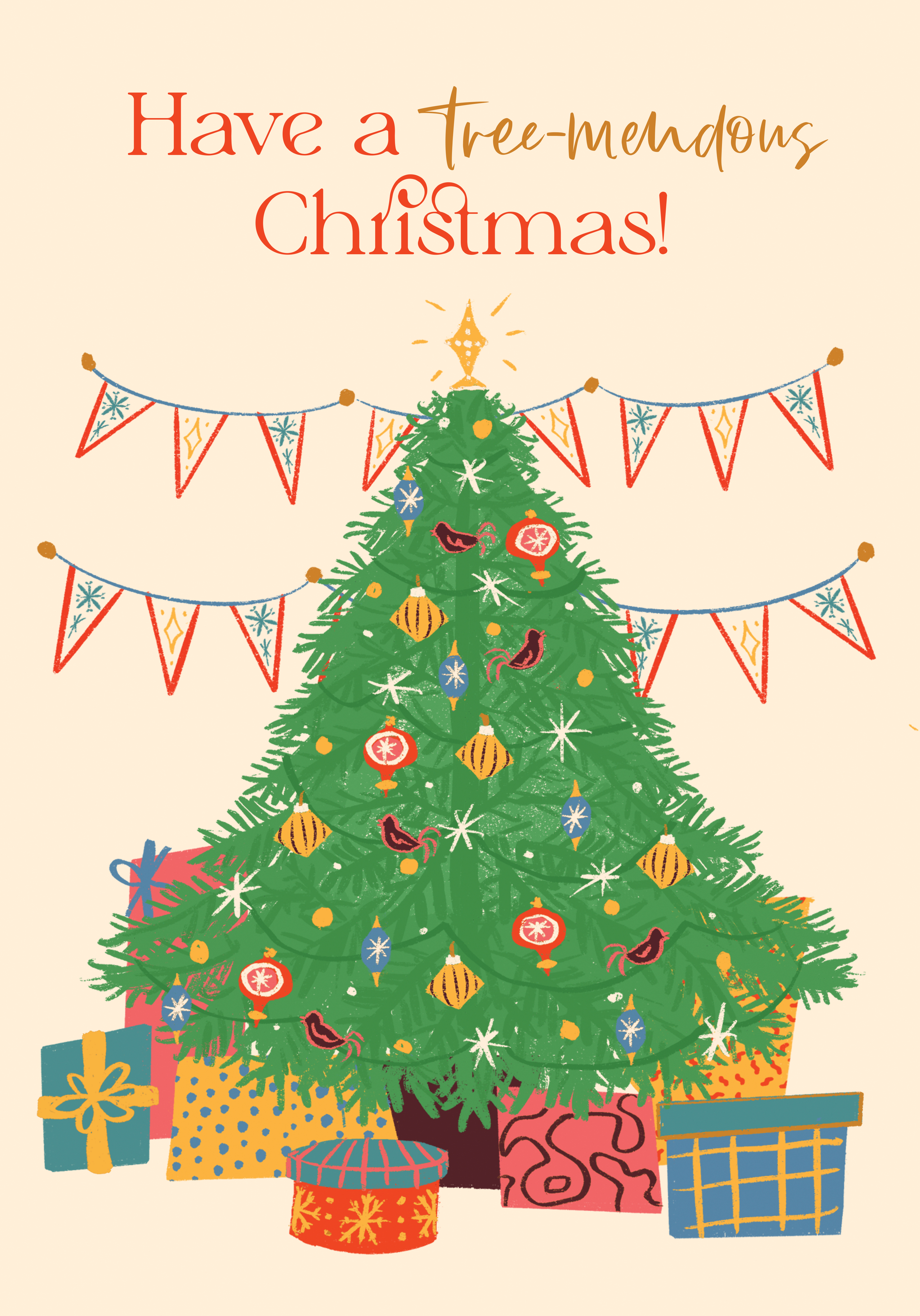 Photograph of Have a Tree-mendous Christmas Card