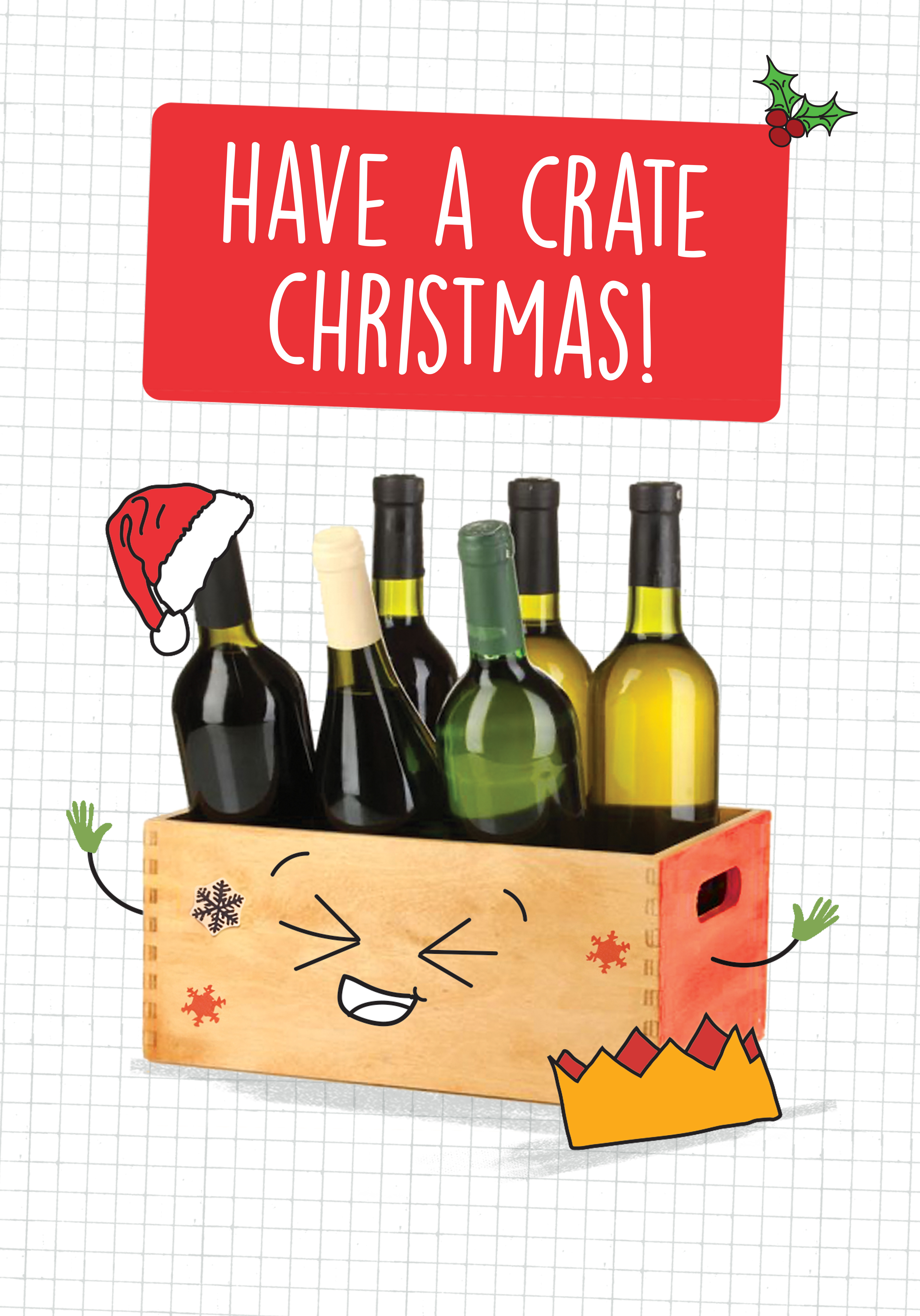 Photograph of Have a Crate Christmas Card