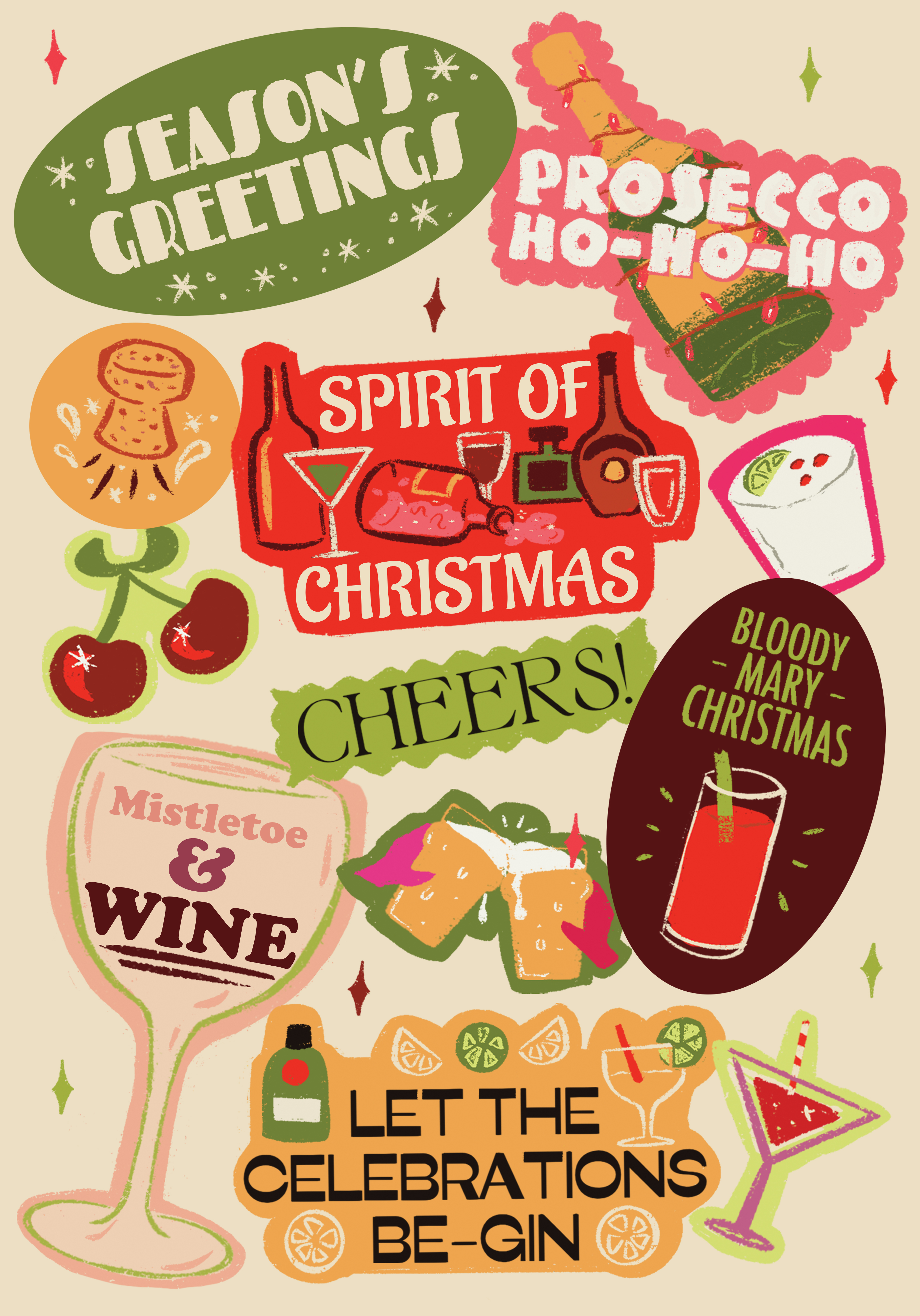 Photograph of Spirit Of Christmas Tipple Card