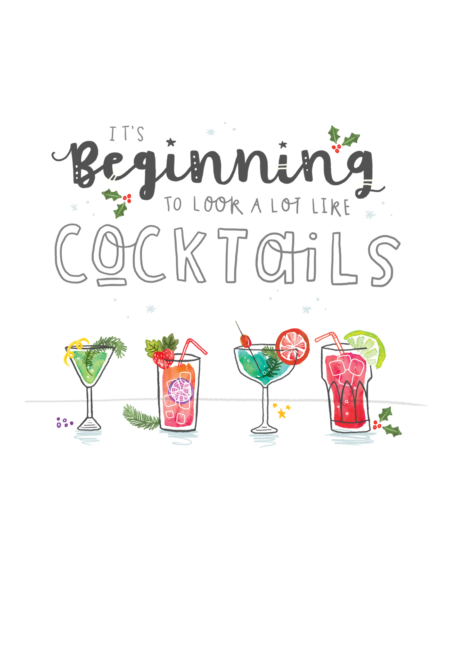 Photograph of Beginning to look like cocktails