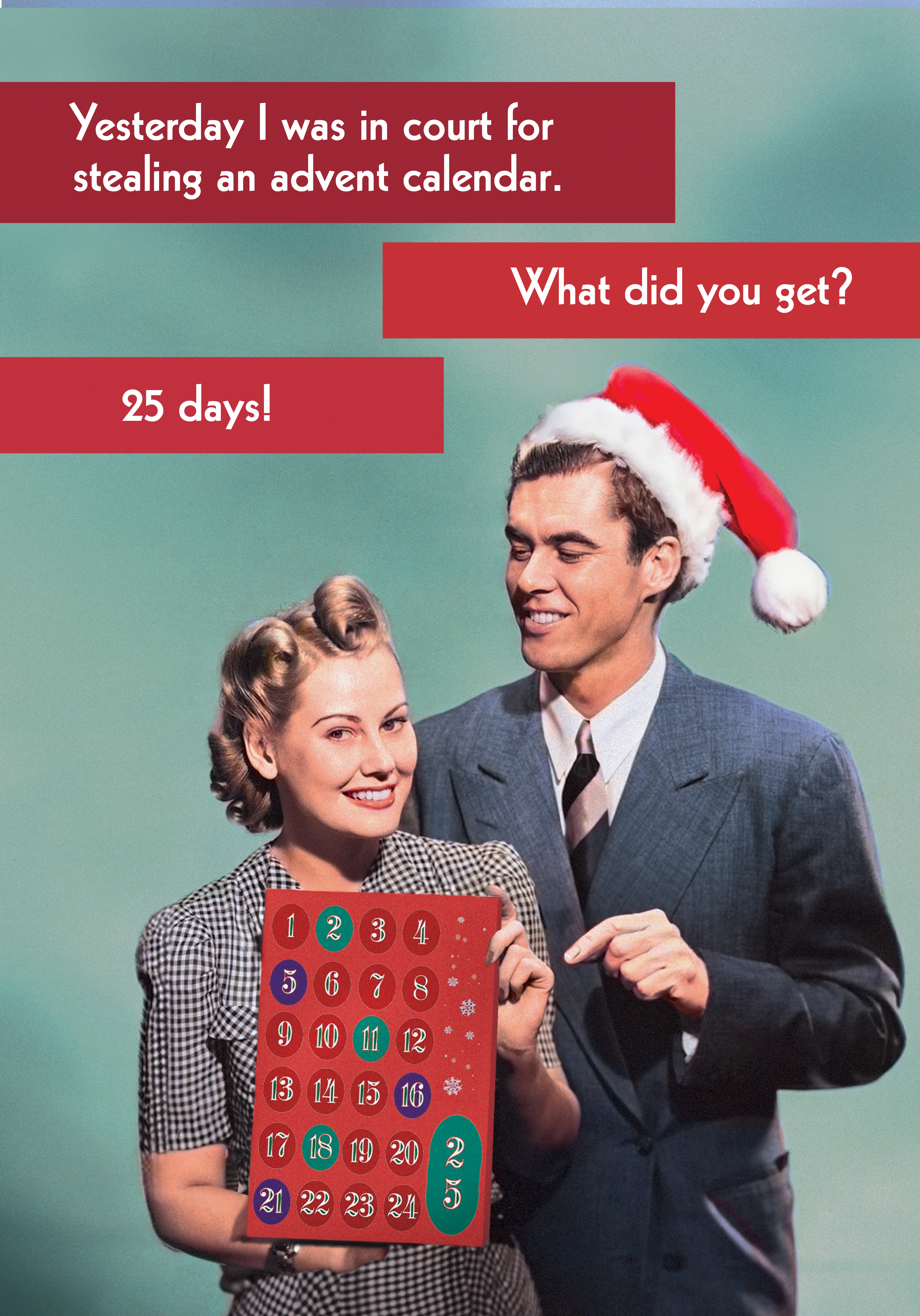 Photograph of Stealing an advent Calendar?