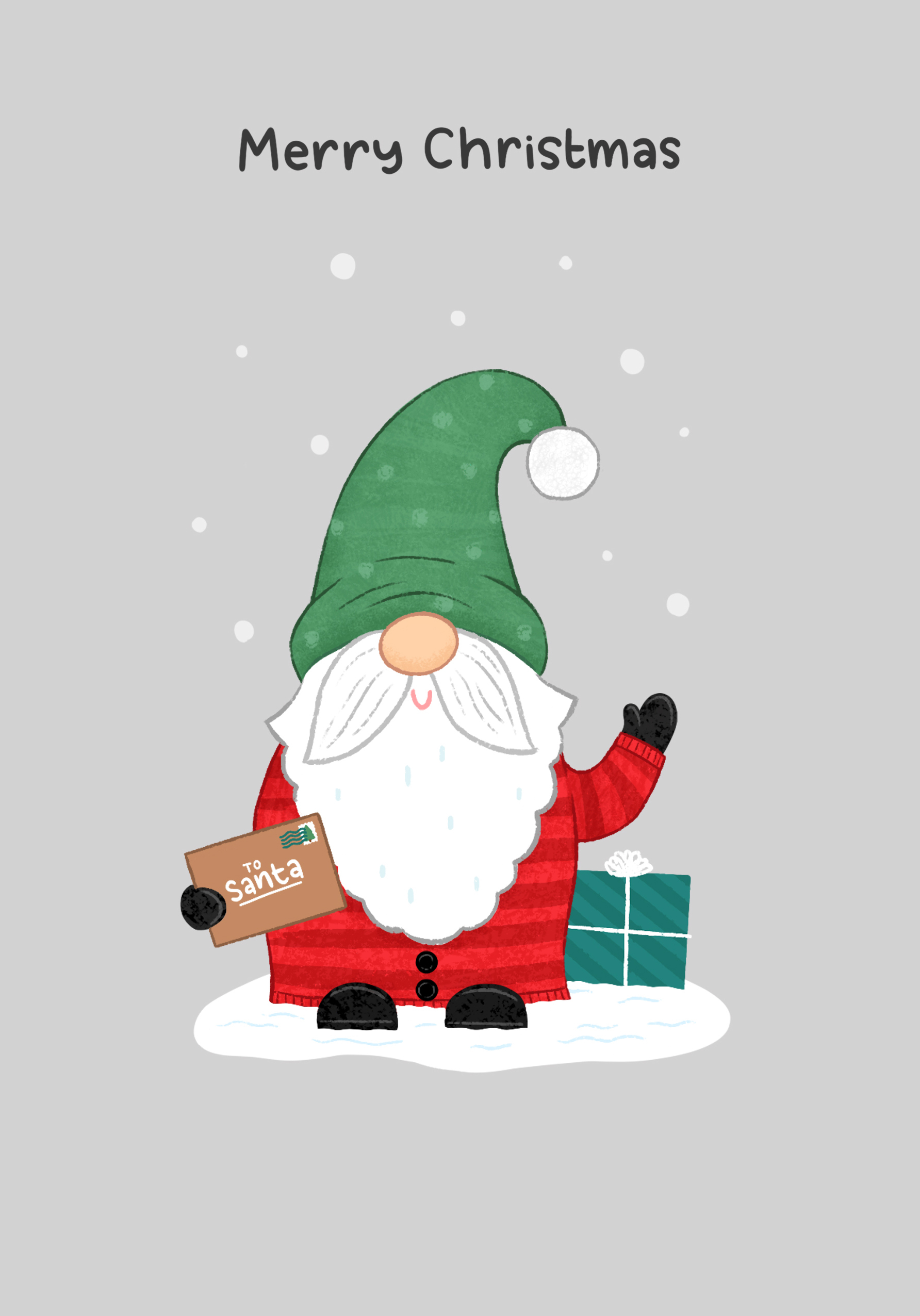 Photograph of Christmas Gnome Letter