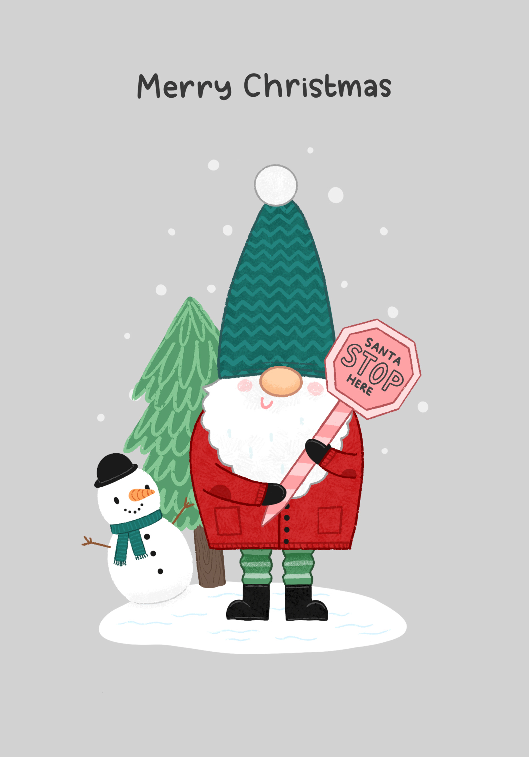 Photograph of Christmas Gnome Santa Stop