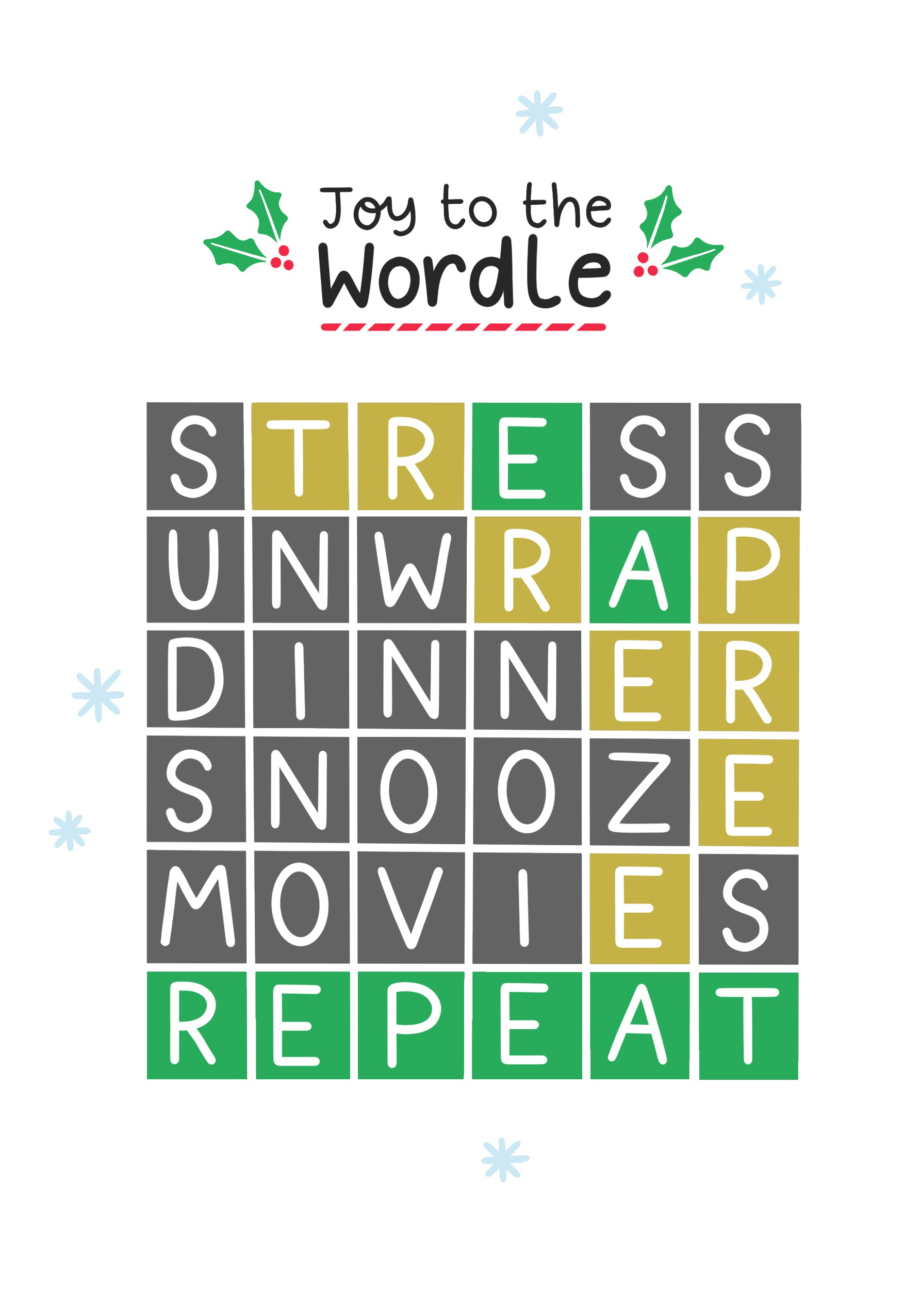 Photograph of Joy to the Wordle