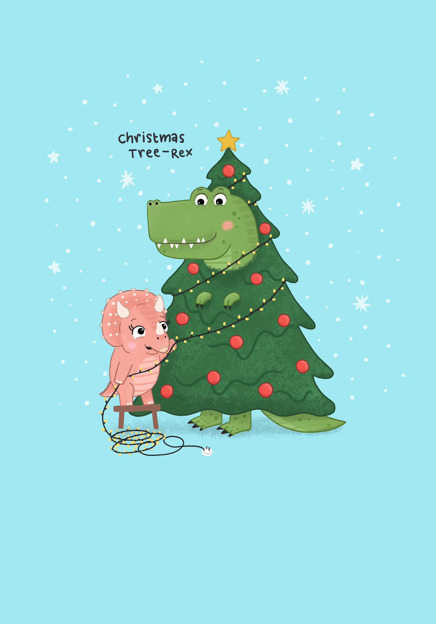 Photograph of Christmas Tree-Rex