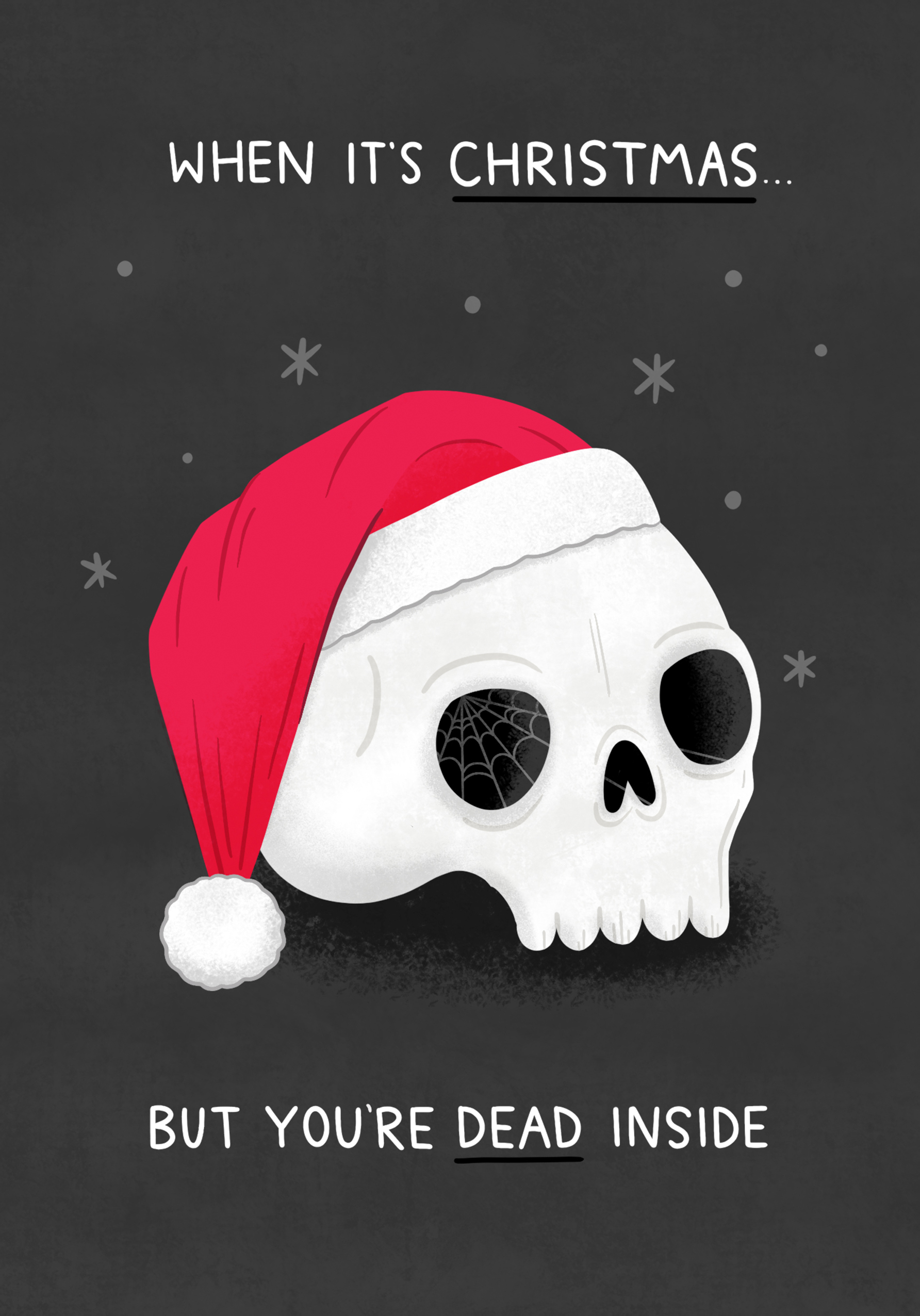 Photograph of Dead Inside Christmas