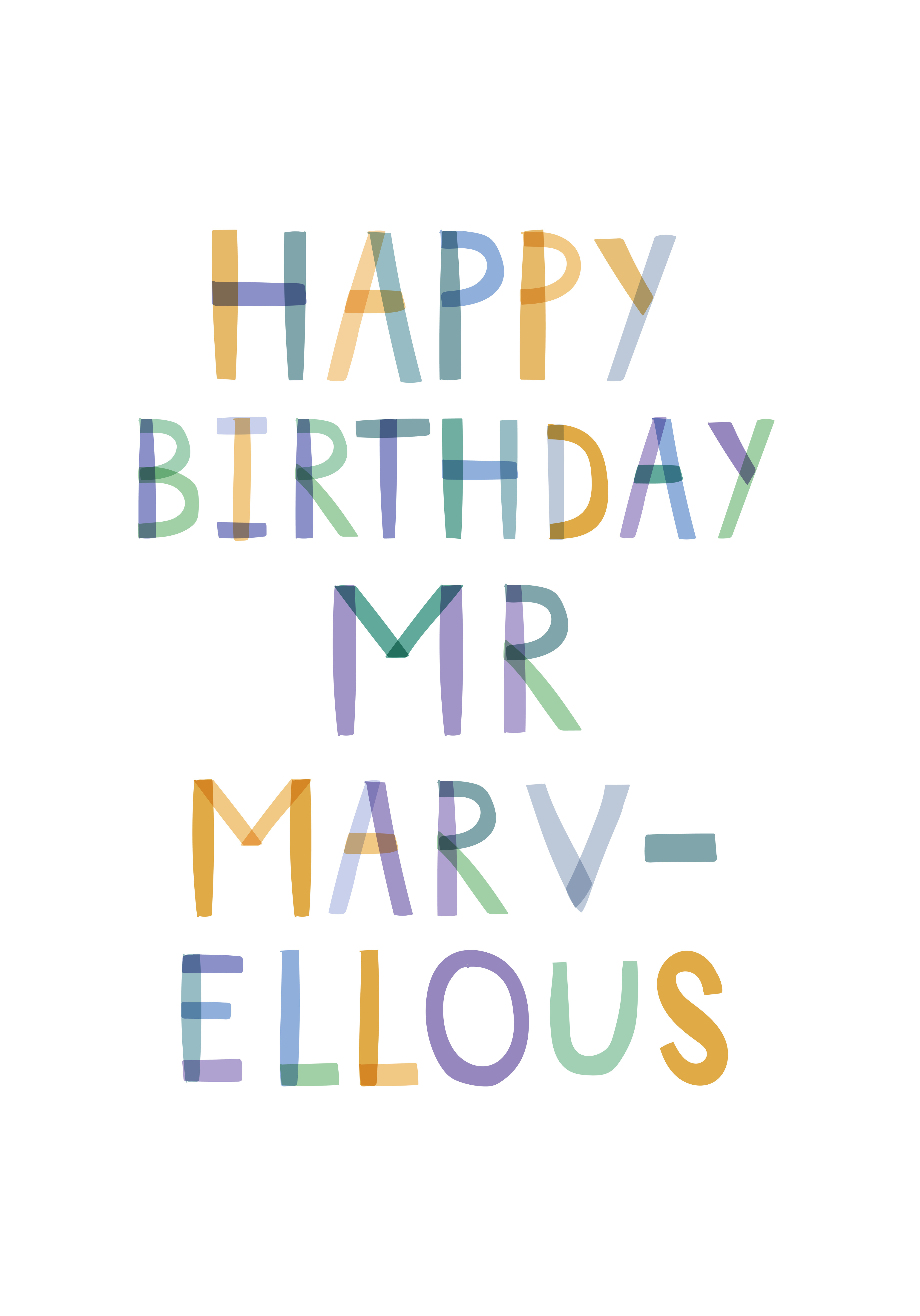 Photograph of Happy Birthday Mr Marvellous