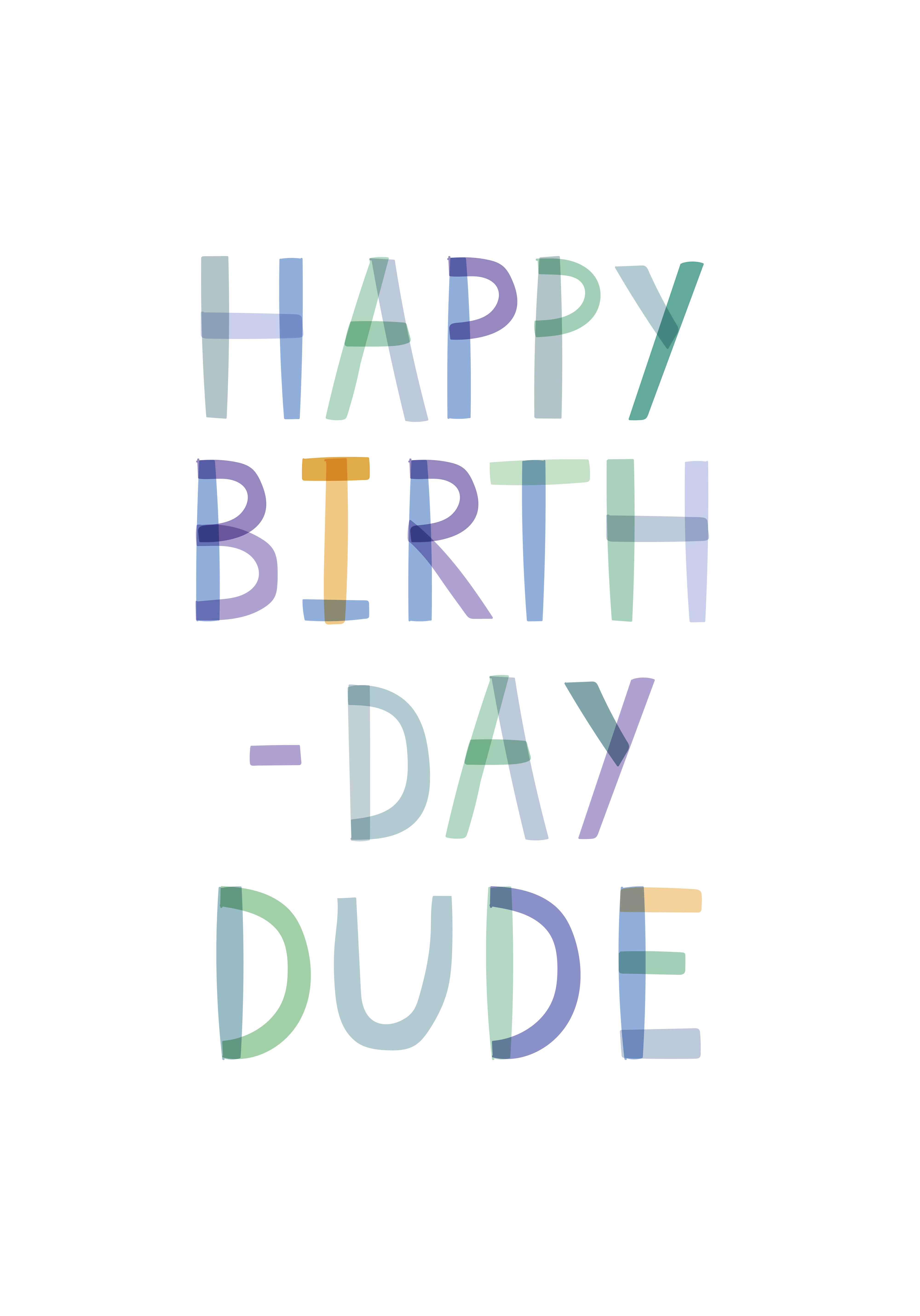 Photograph of Happy Birthday Dude