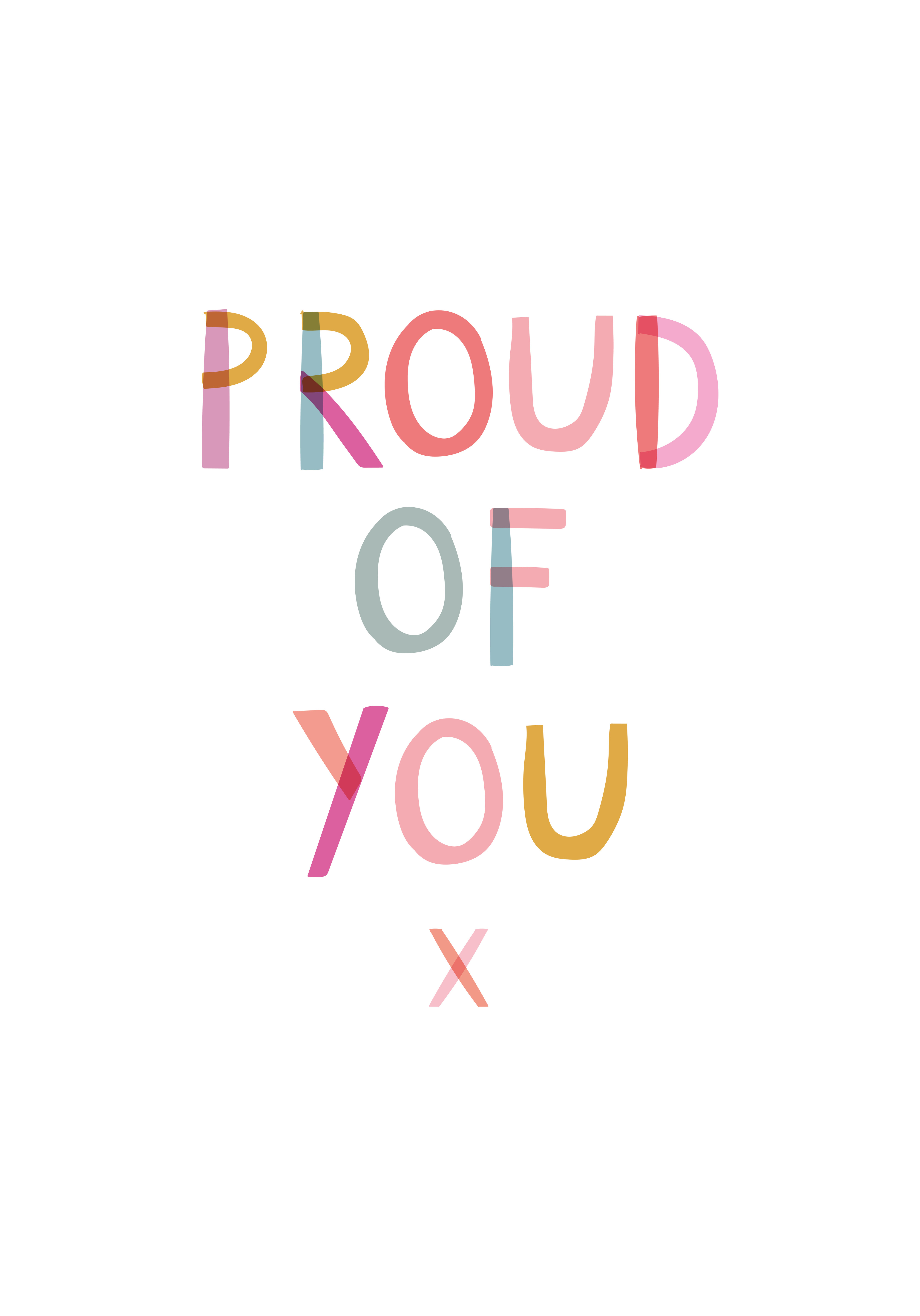 Photograph of Proud Of You x