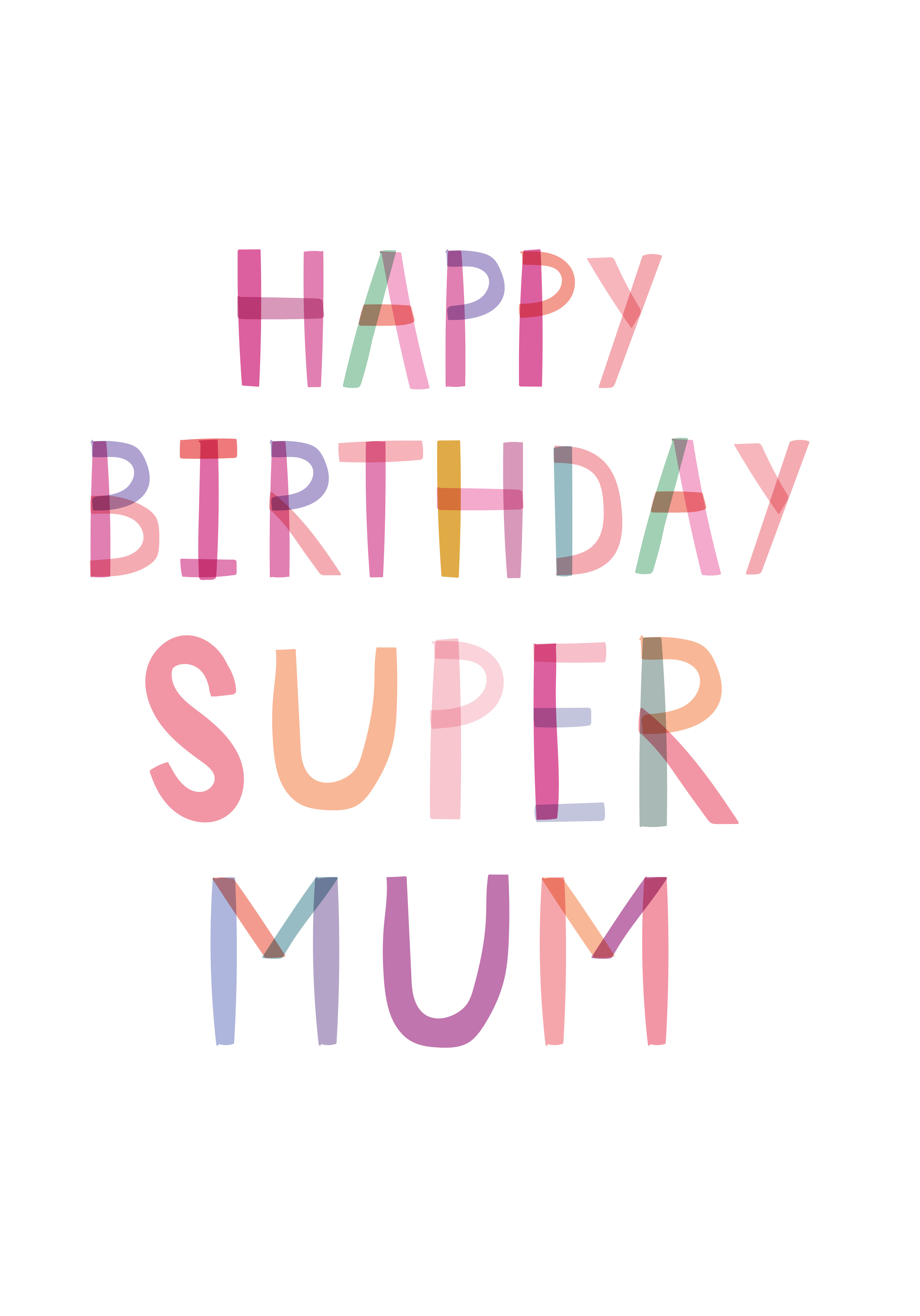 Photograph of Happy Birthday Super Mum