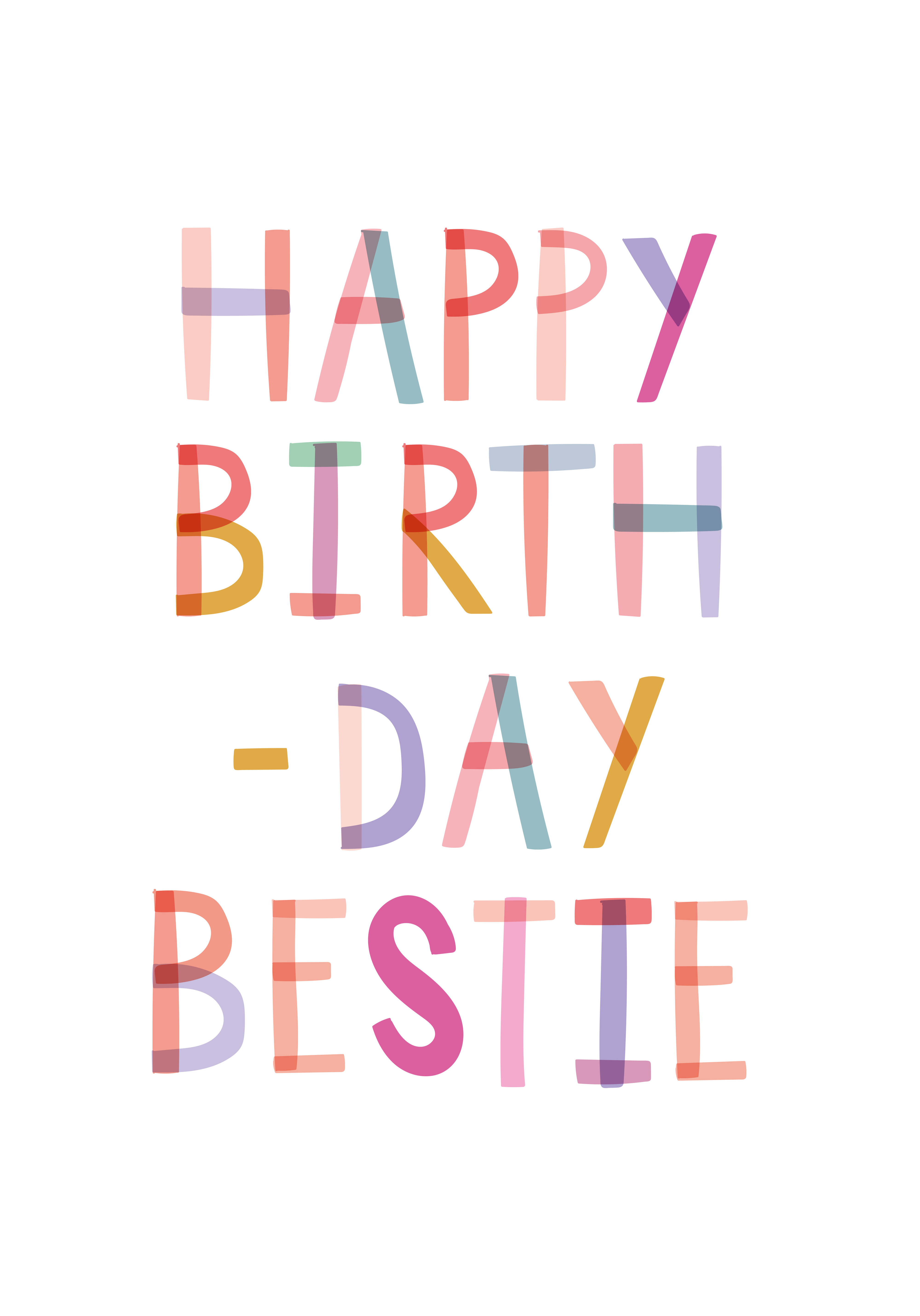 Photograph of Happy Birthday Bestie