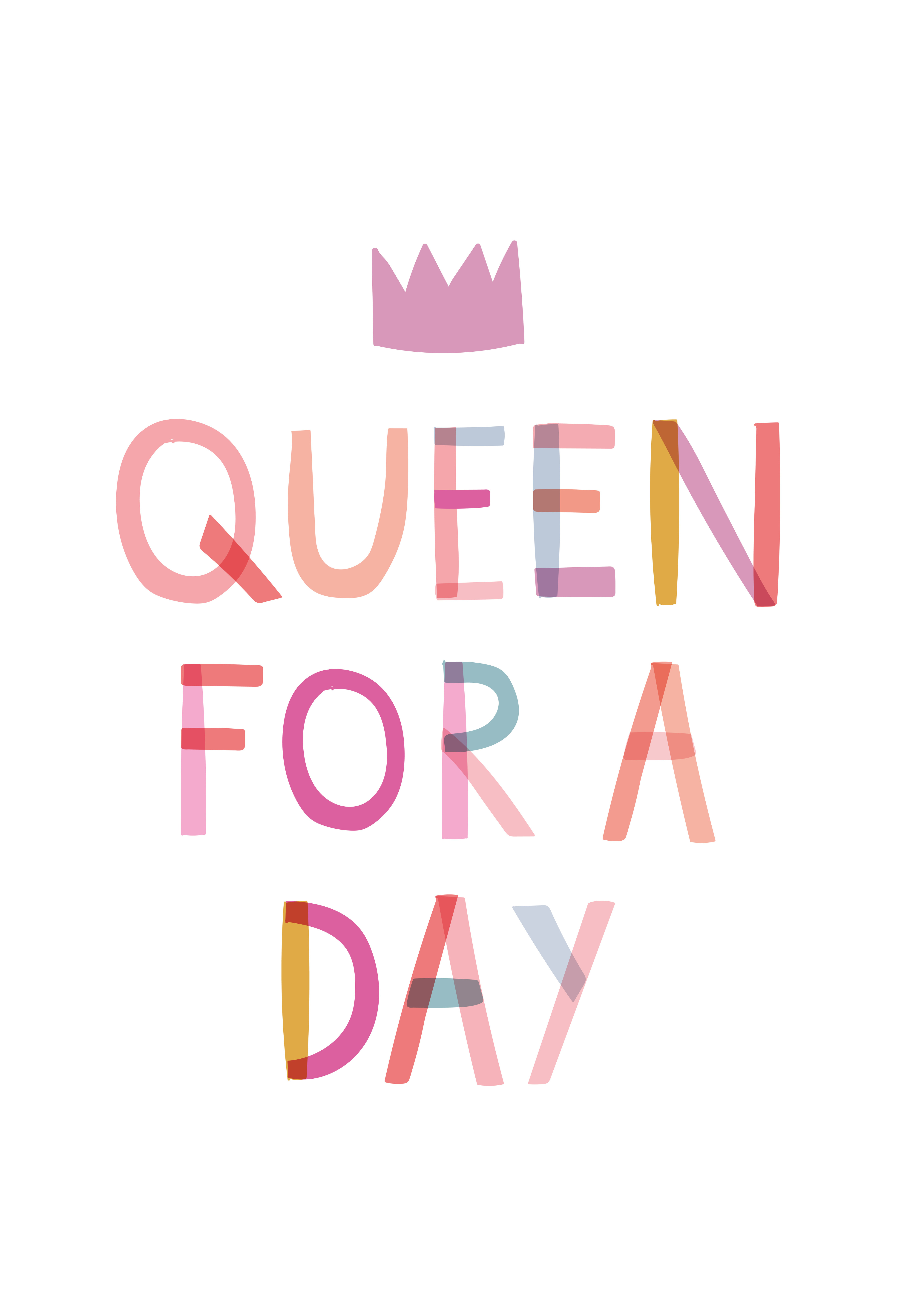 Photograph of Queen for a Day Card