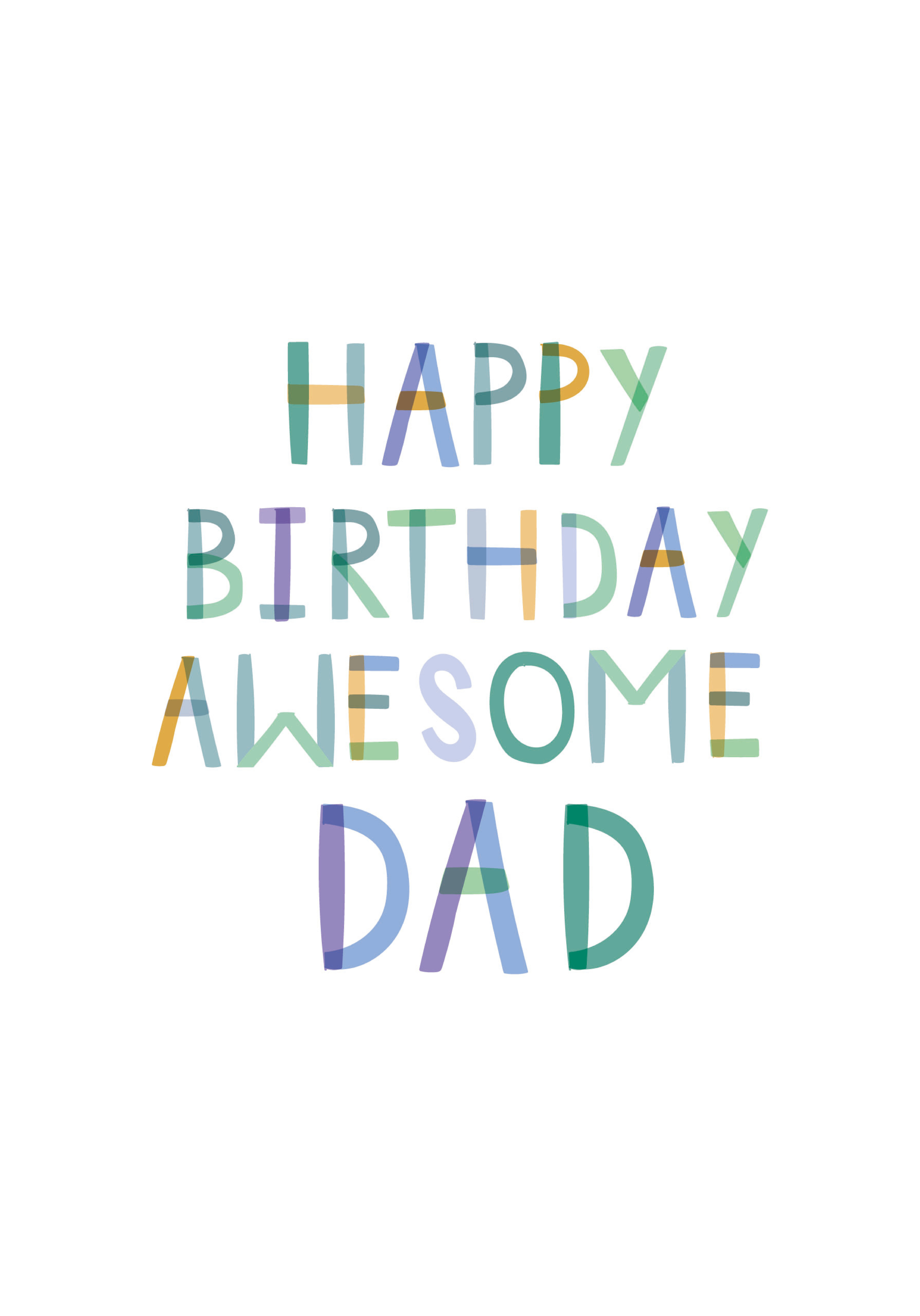 Photograph of Happy Birthday Awesome Dad
