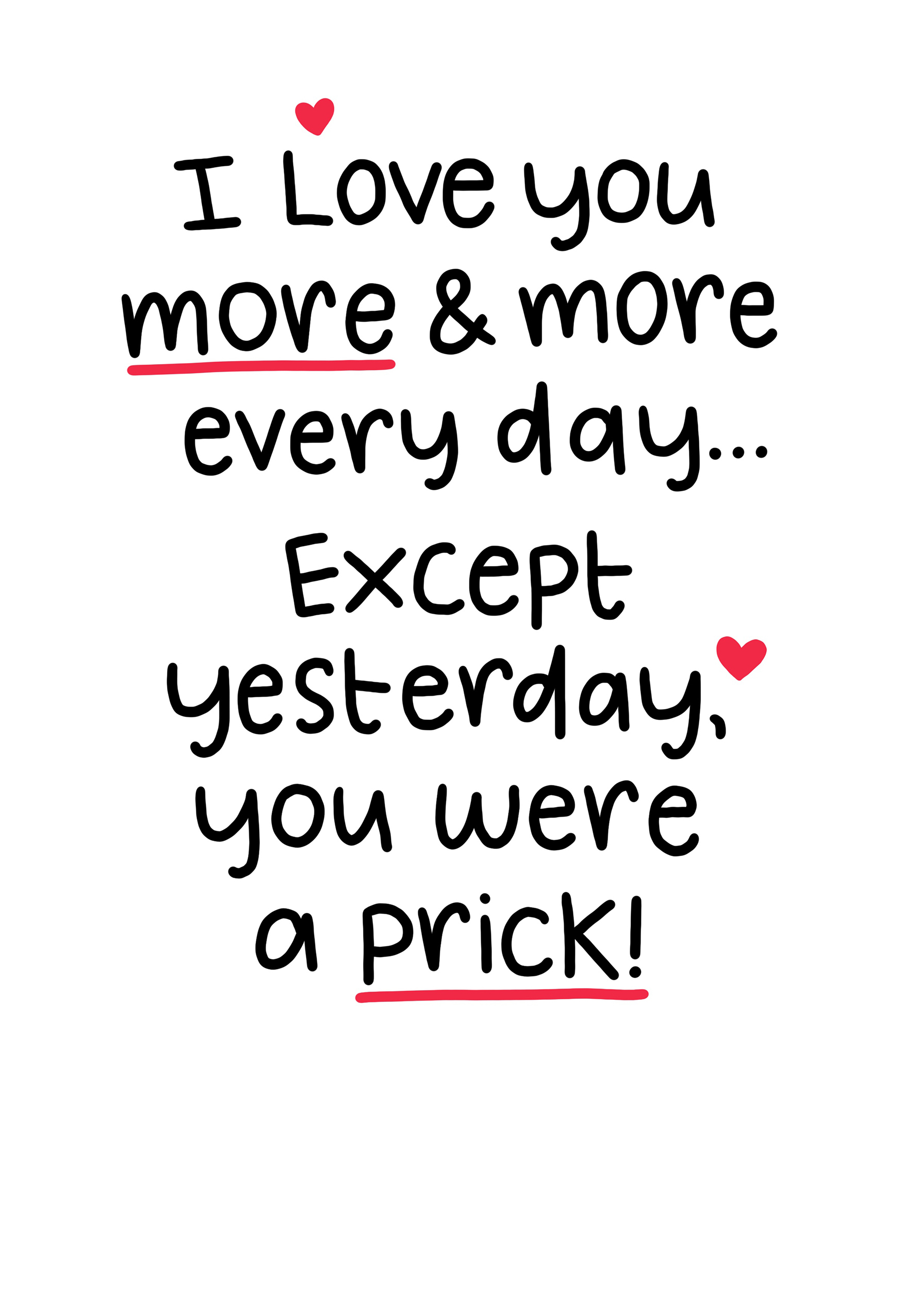 Photograph of Love You... Except Yesterday