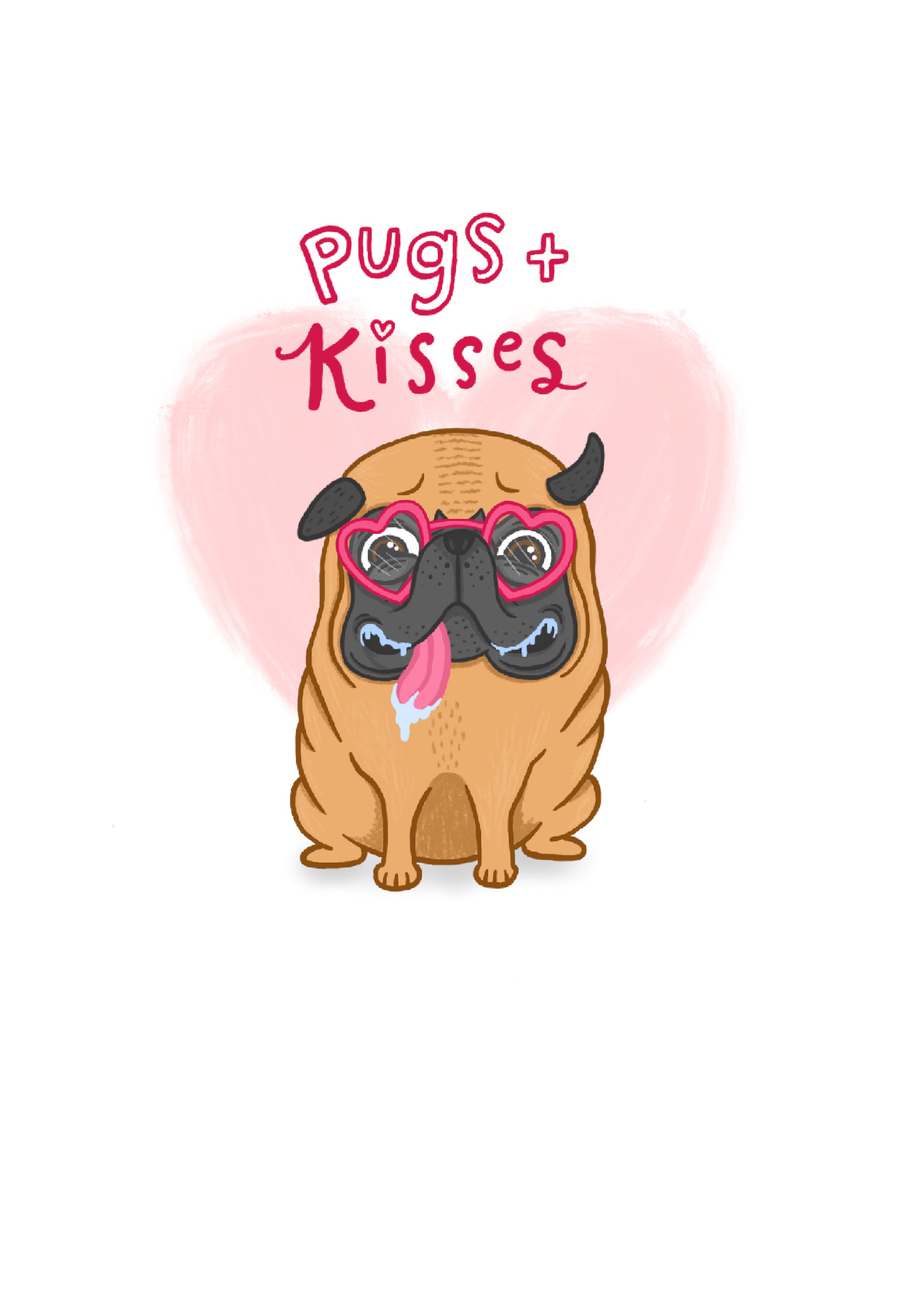 Photograph of Pugs and Kisses