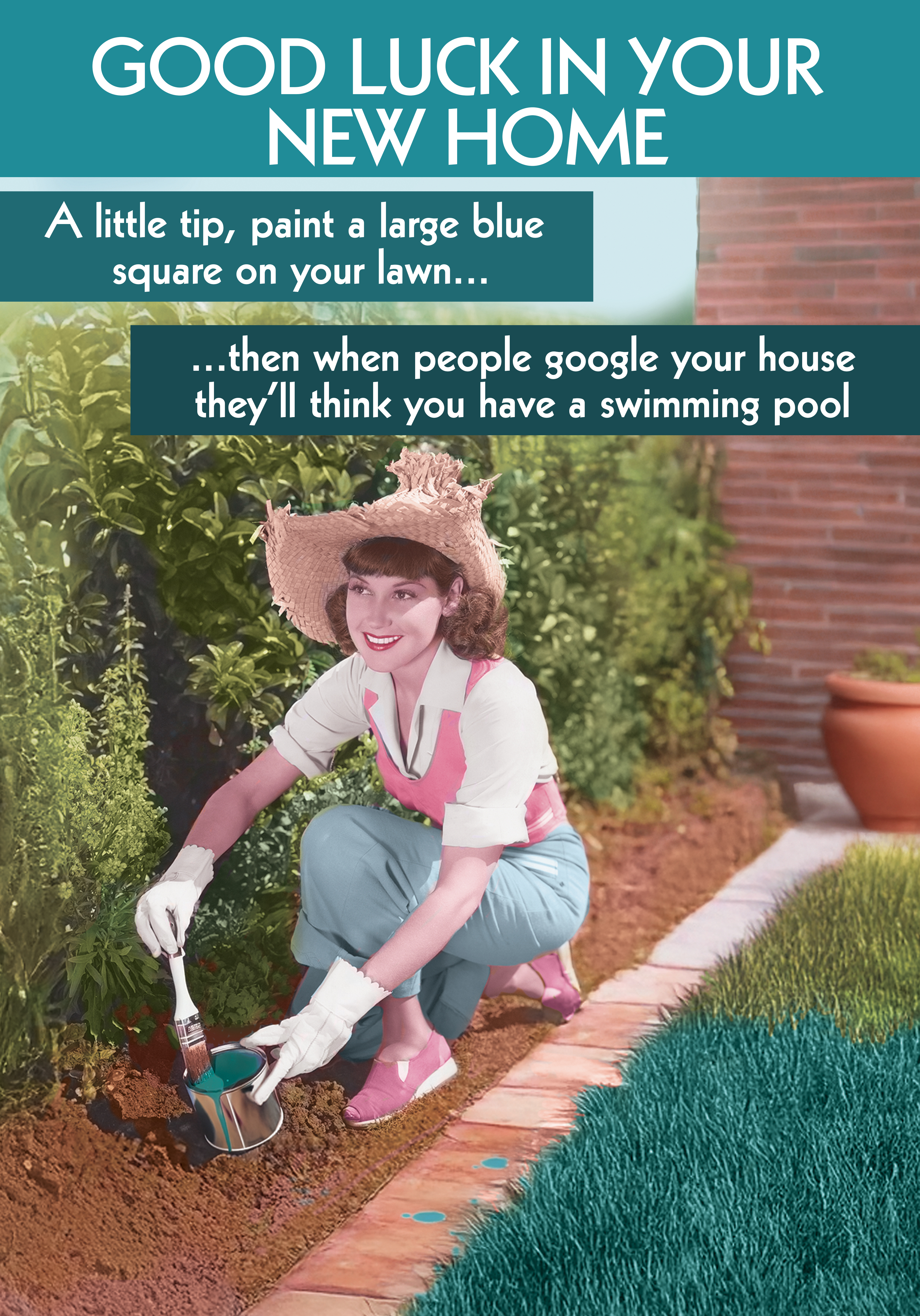 Photograph of Paint A Blue Square