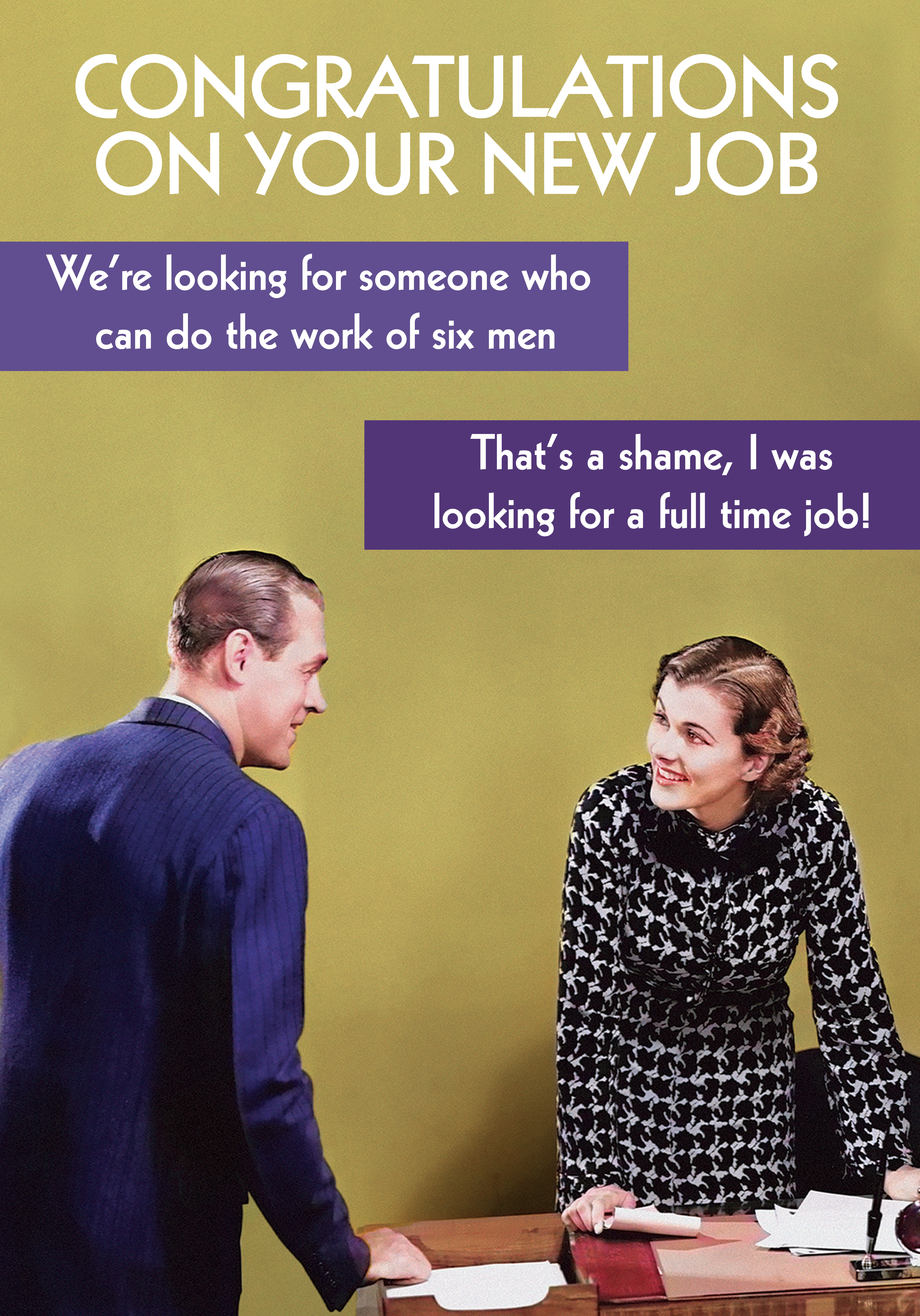 Photograph of Full Time Job!