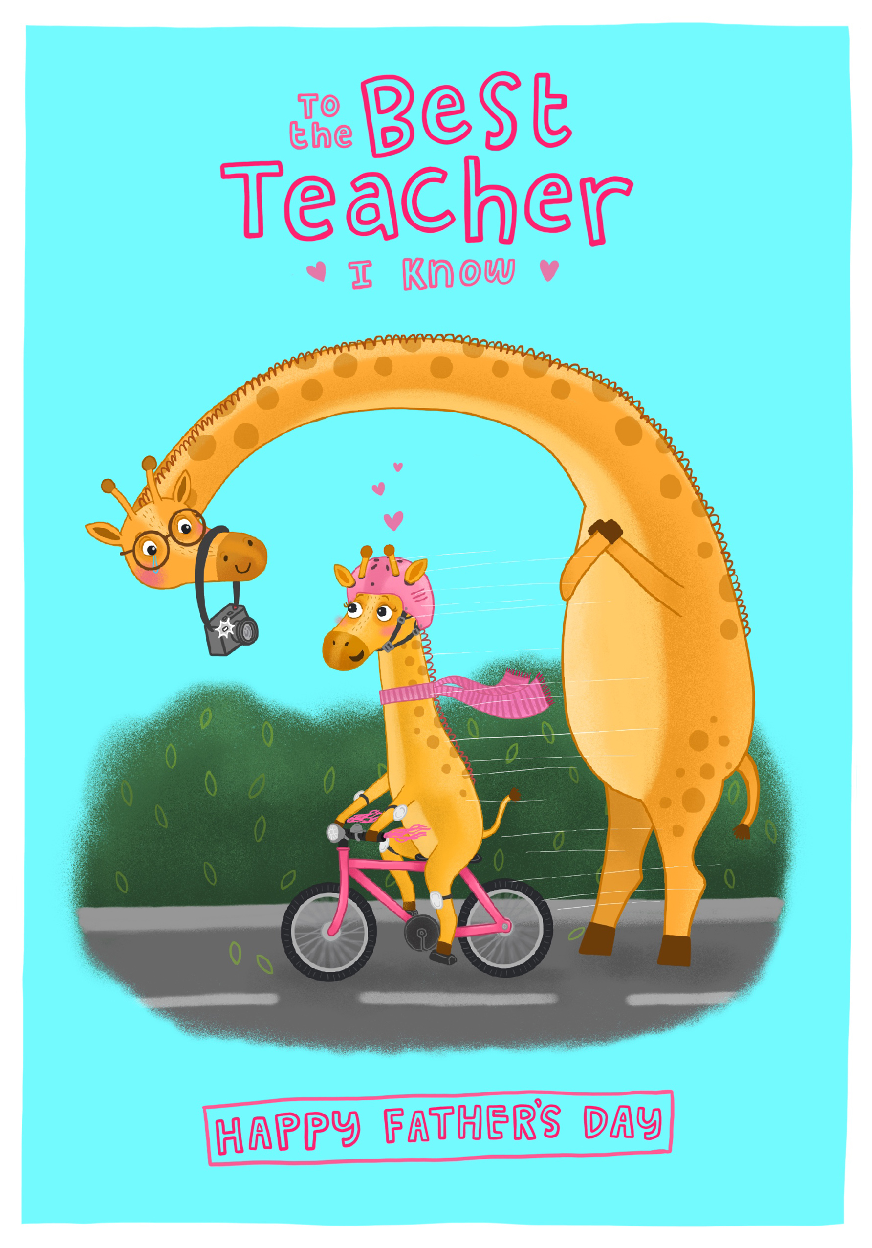 Photograph of Dad best teacher - Girl