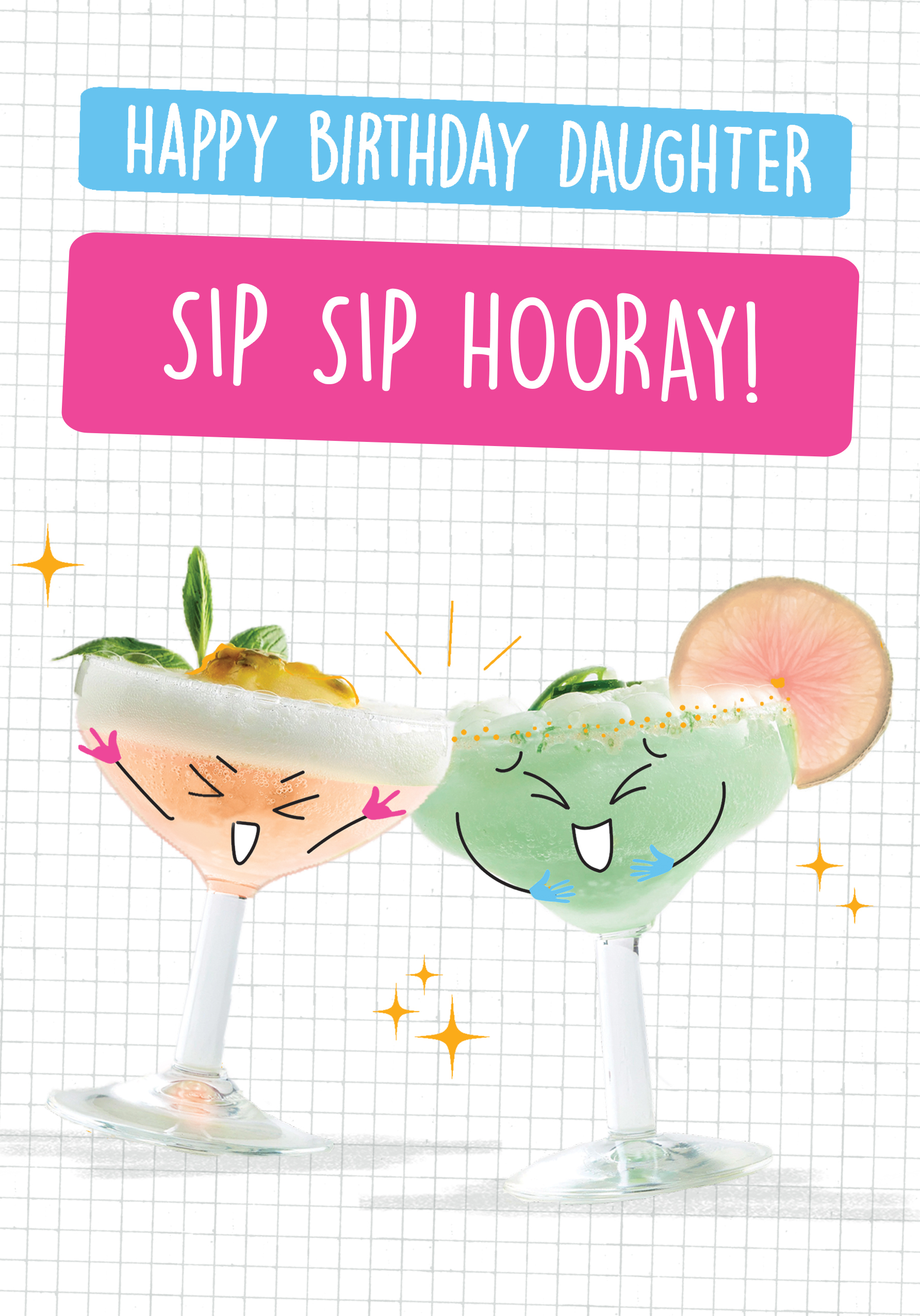 Photograph of Daughter, Sip Sip Hooray