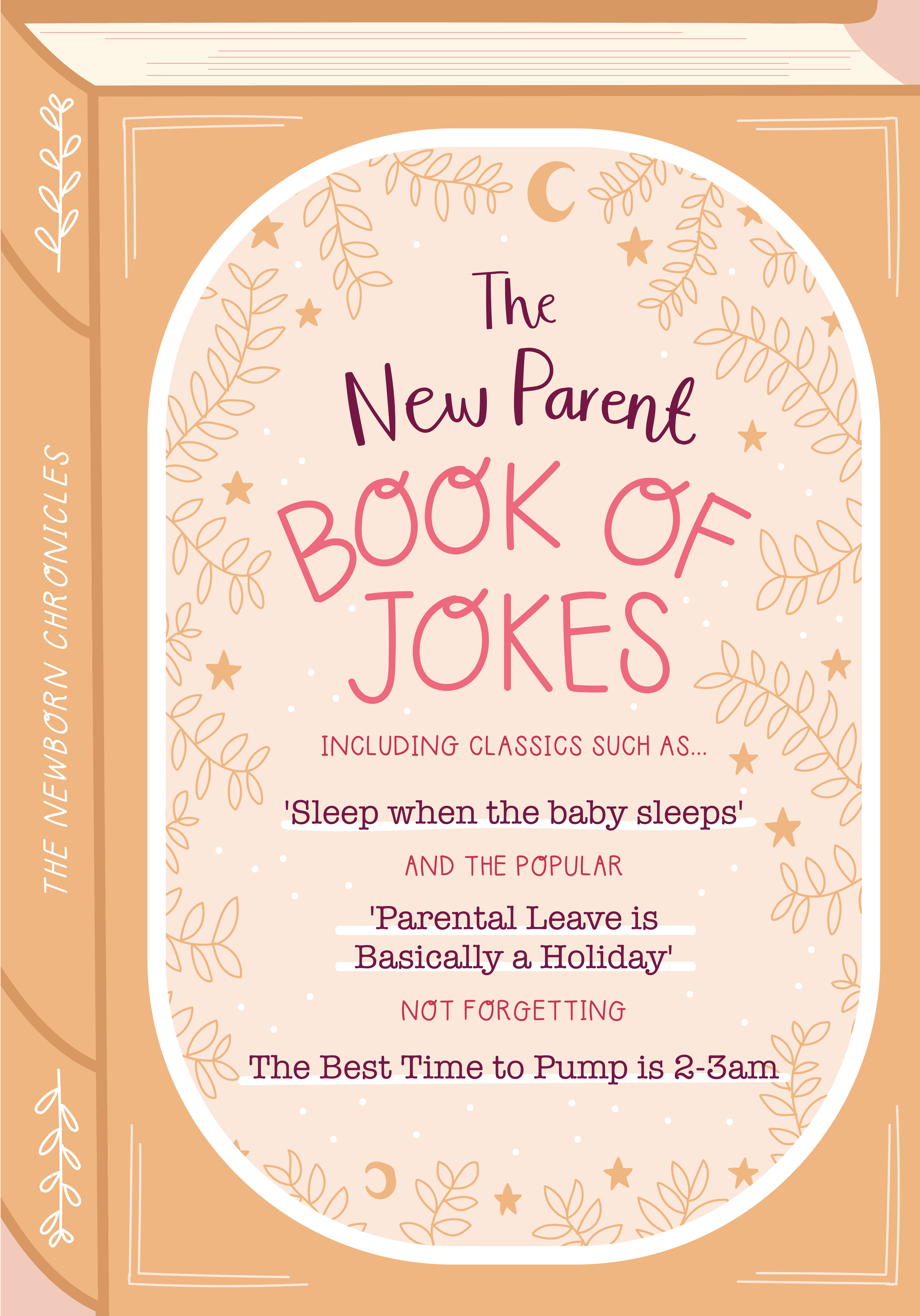 Photograph of New Parent Card Book of Jokes