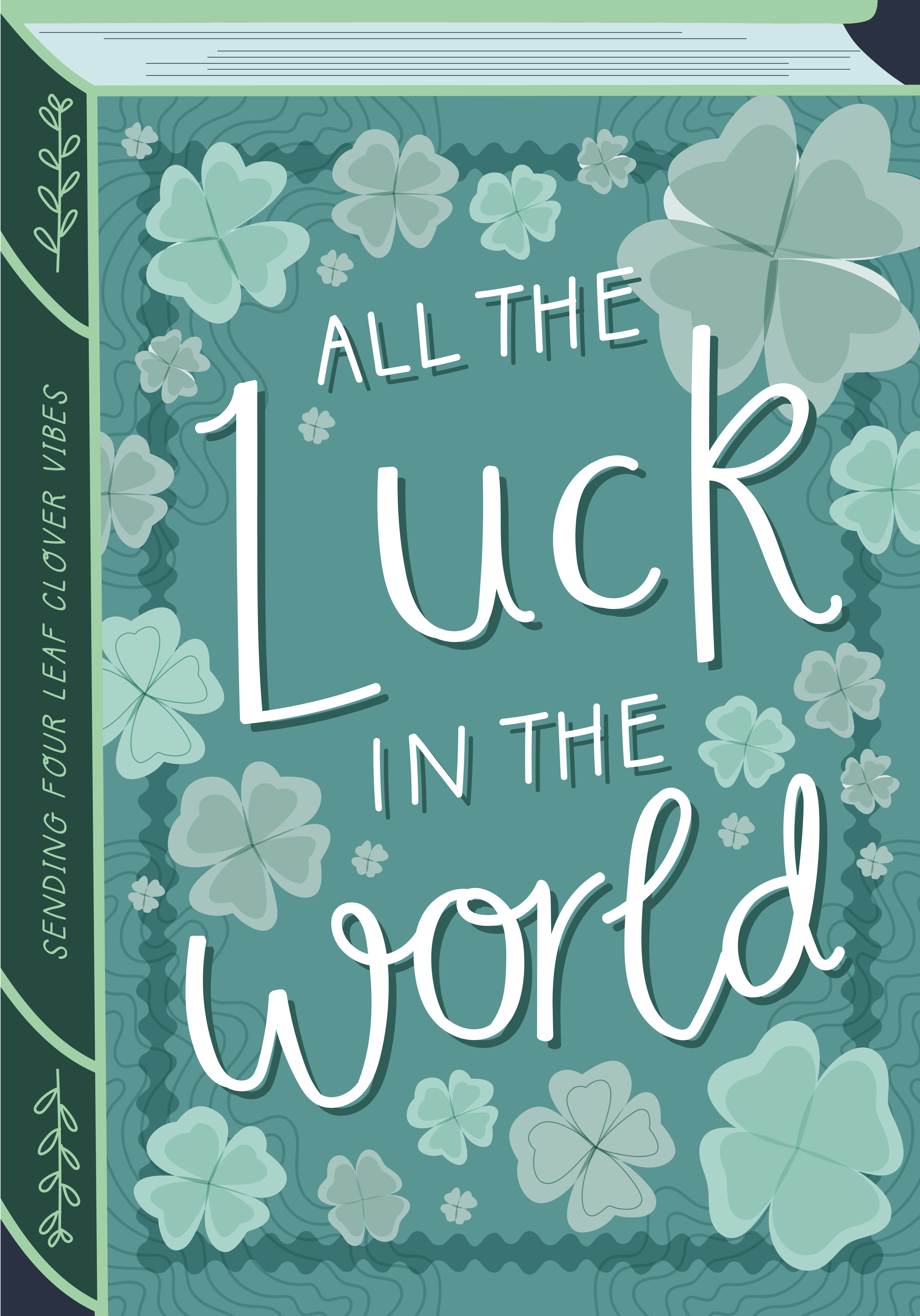 Photograph of All The Luck Card