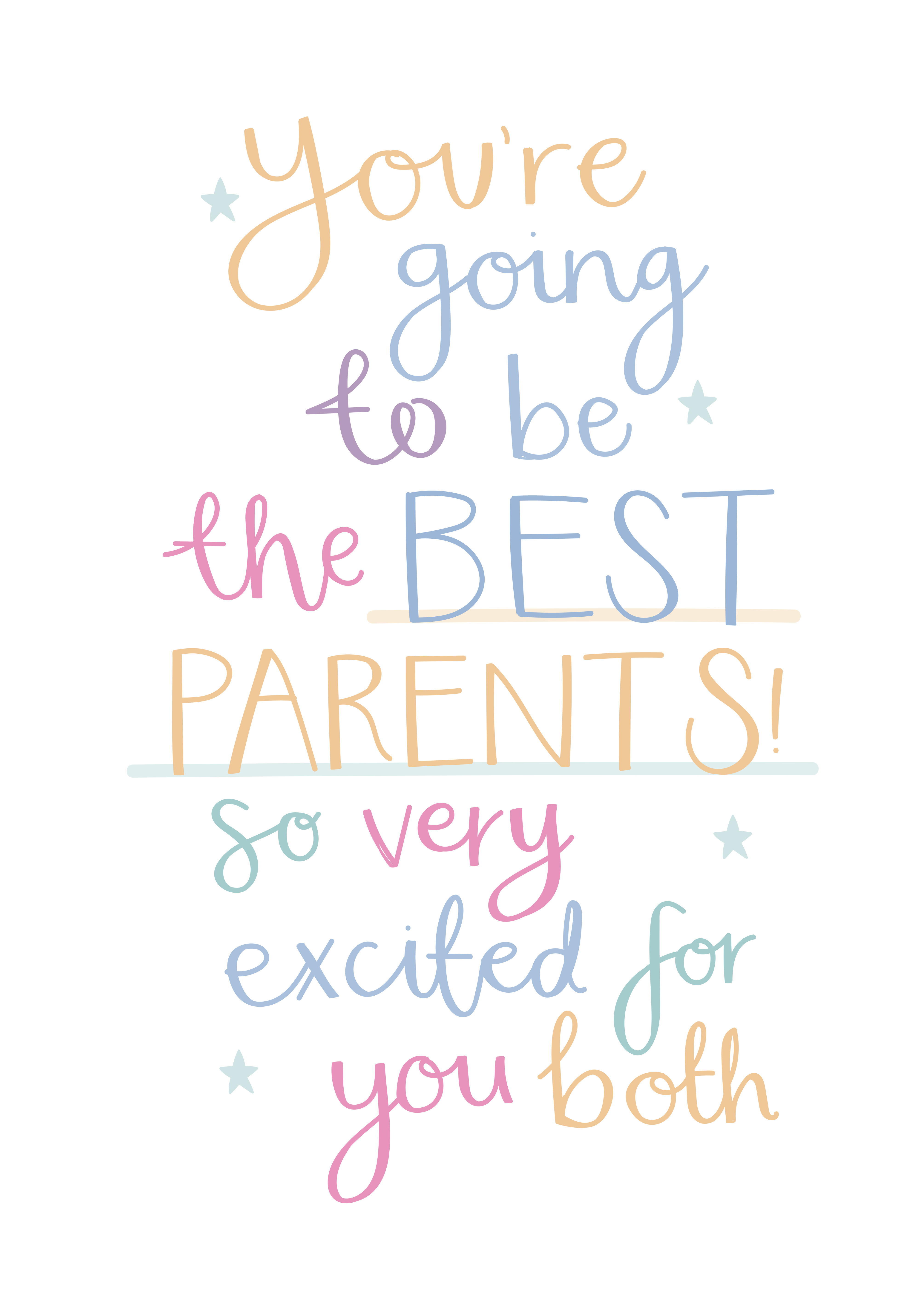 Photograph of Best parents Card