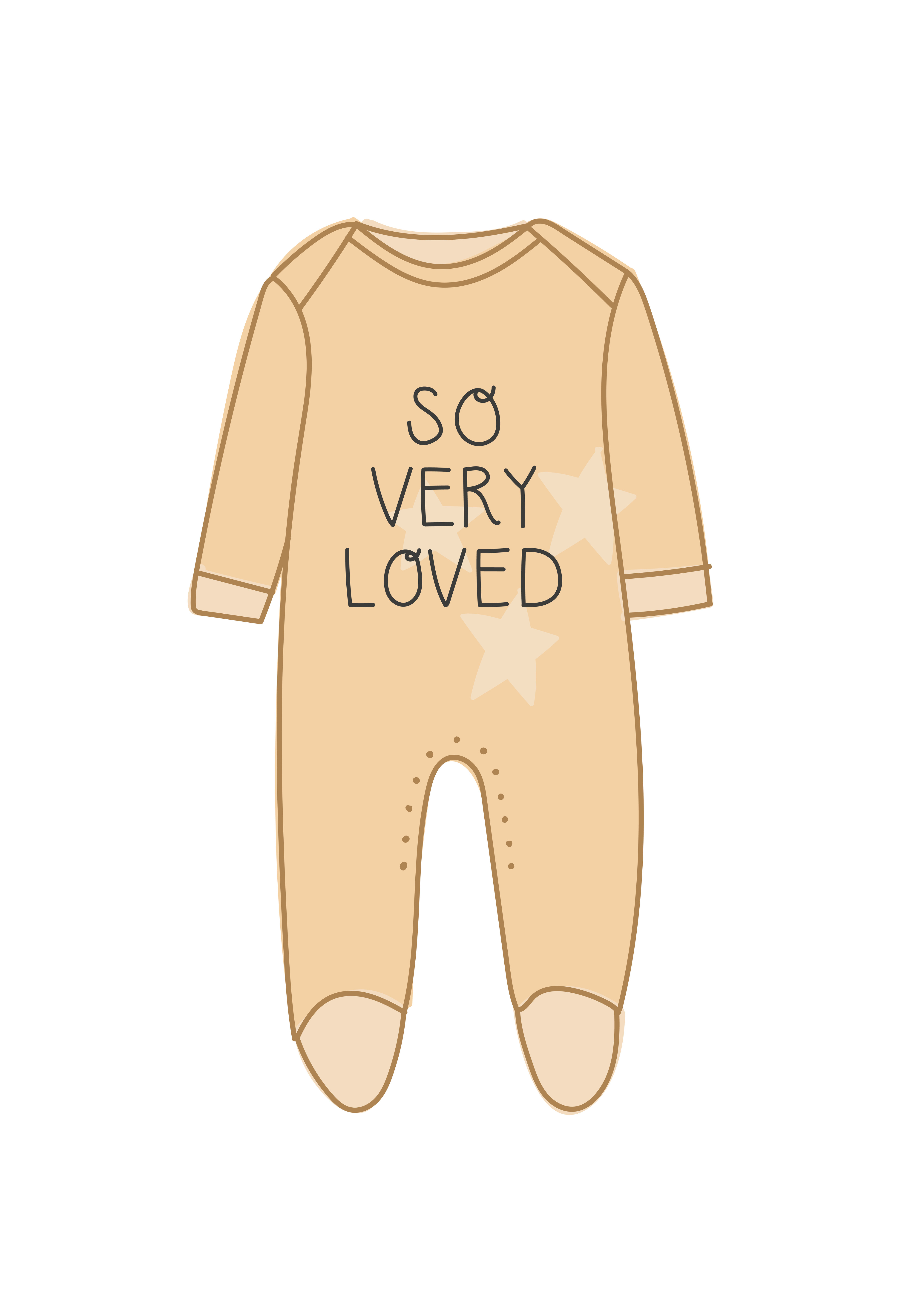 Photograph of So Very Loved Baby Card