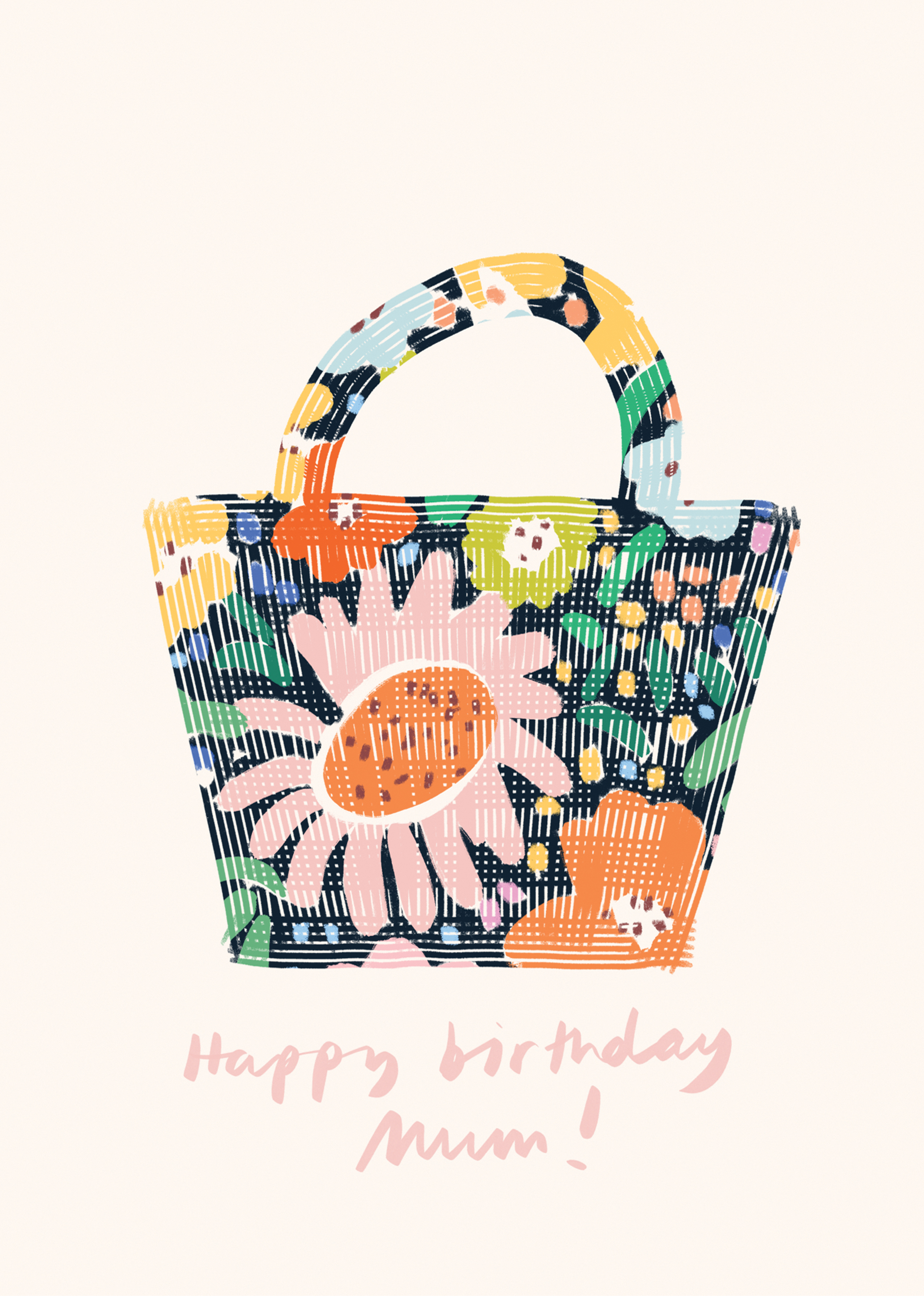 Photograph of Happy Birthday Mum Card