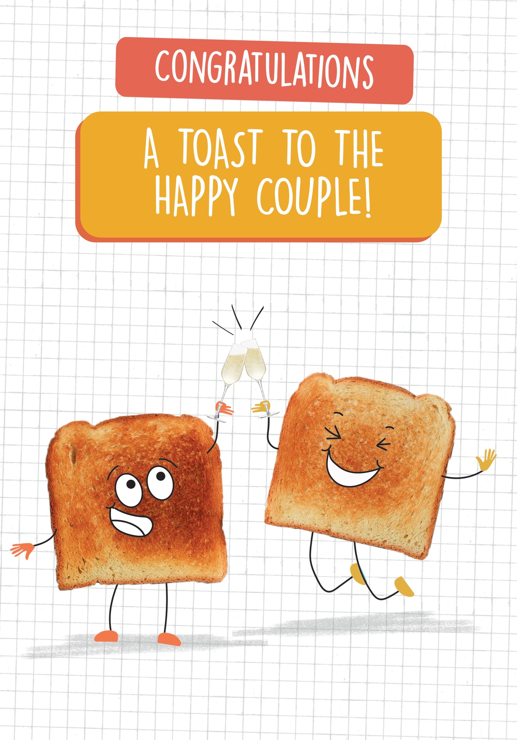 Photograph of Congratulations - A toast to the happy couple