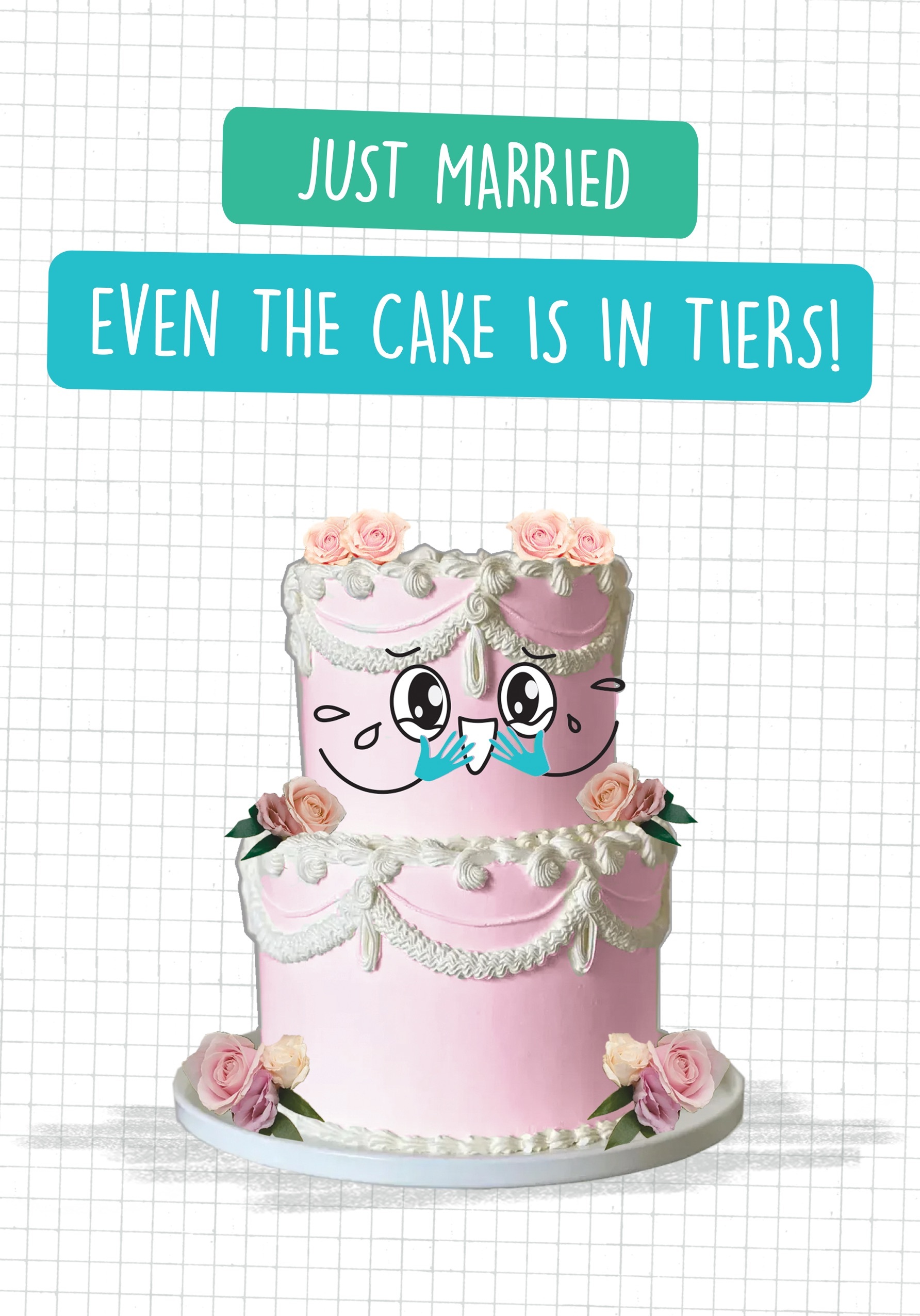 Photograph of Wedding Cake - Cake is in Tiers