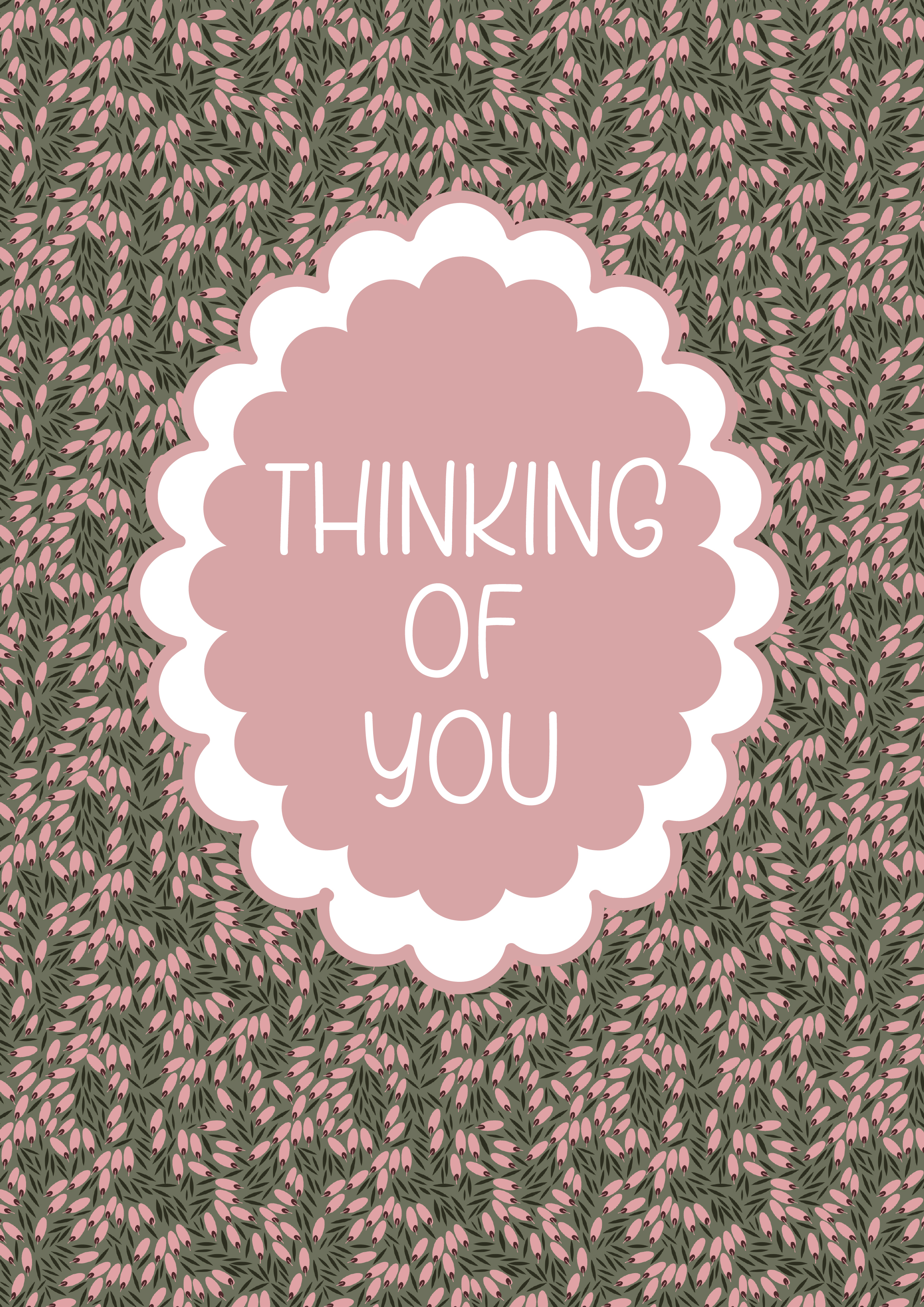 Photograph of Thinking of you Heather Card