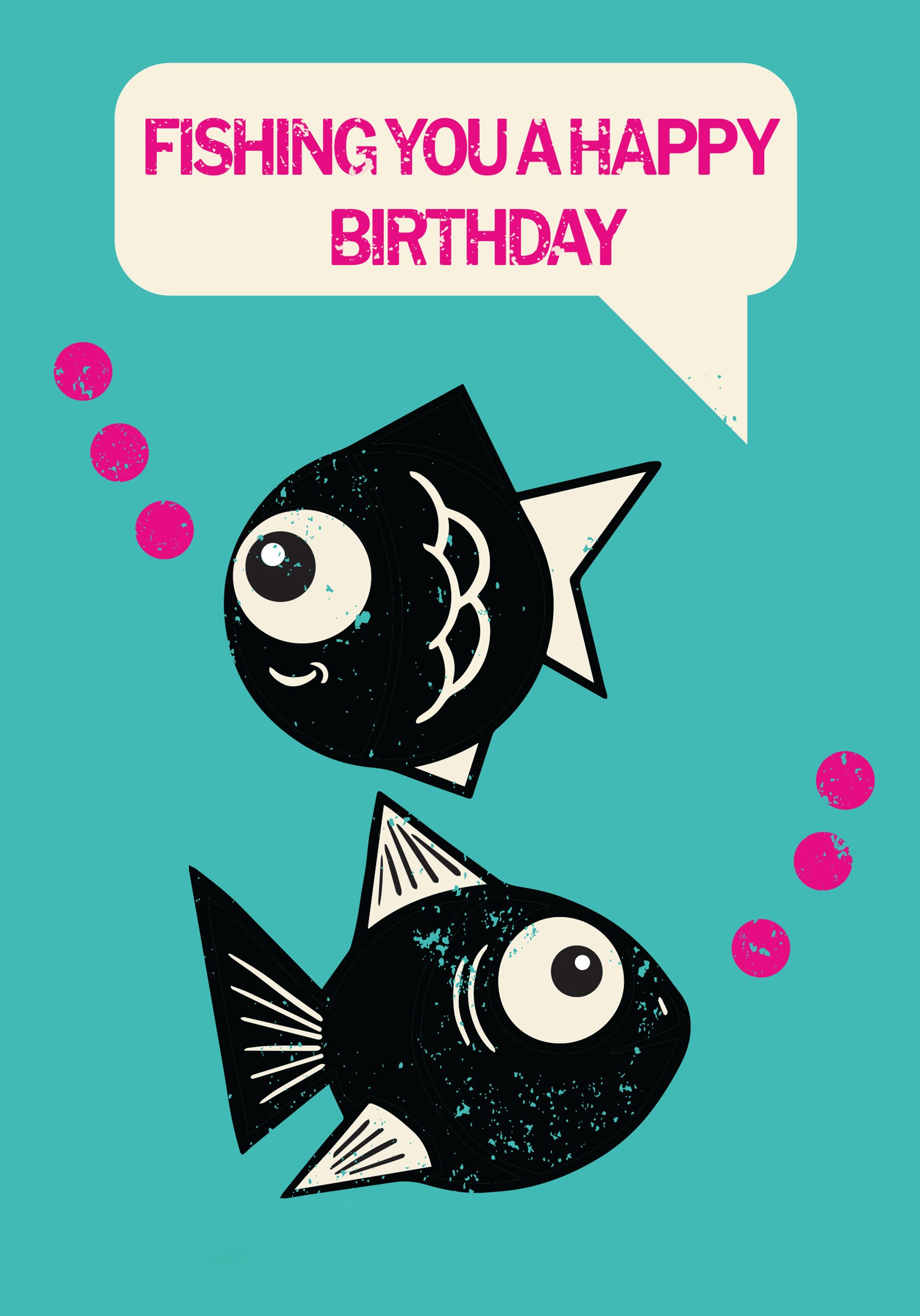 Fishing Birthday Card -  UK